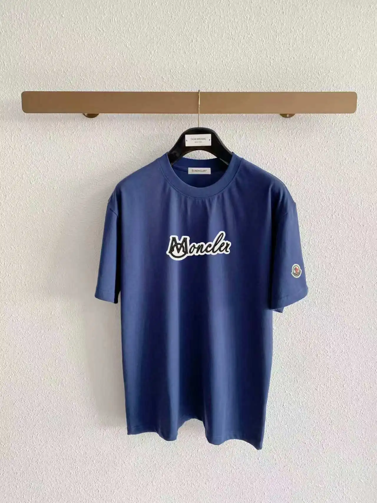 Logo Embroidery Cotton T-Shirt D14020109