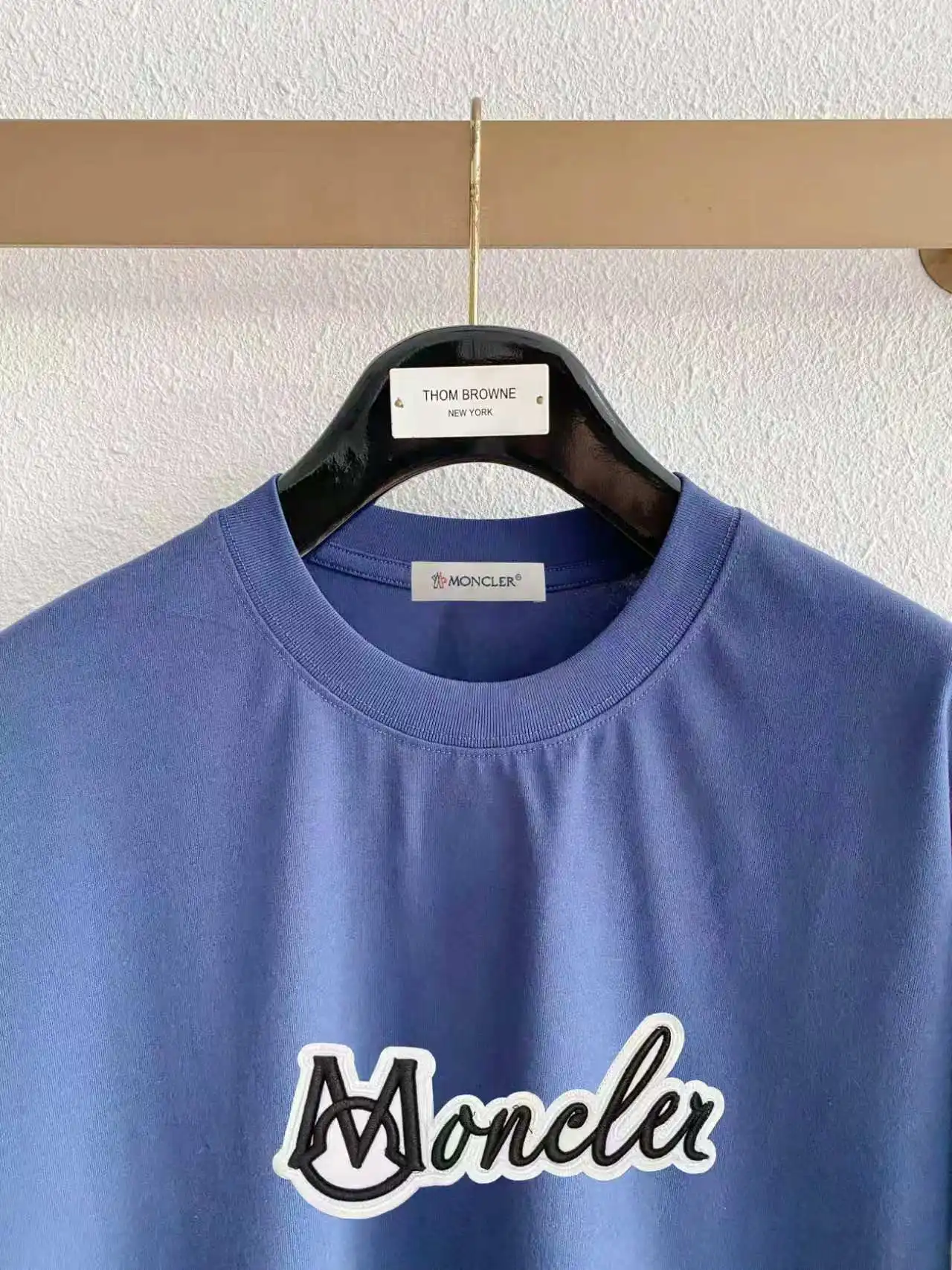 Logo Embroidery Cotton T-Shirt D14020109 — view 3