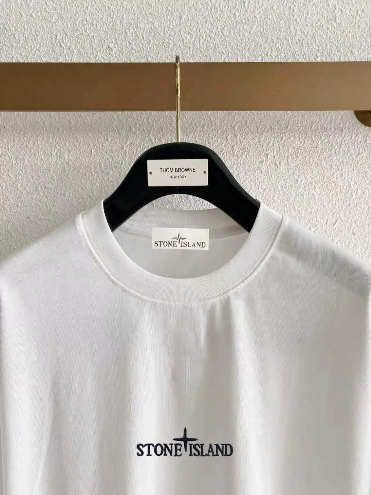 Logo-Embroidered Cotton Jersey T-Shirt D14020124 — view 3