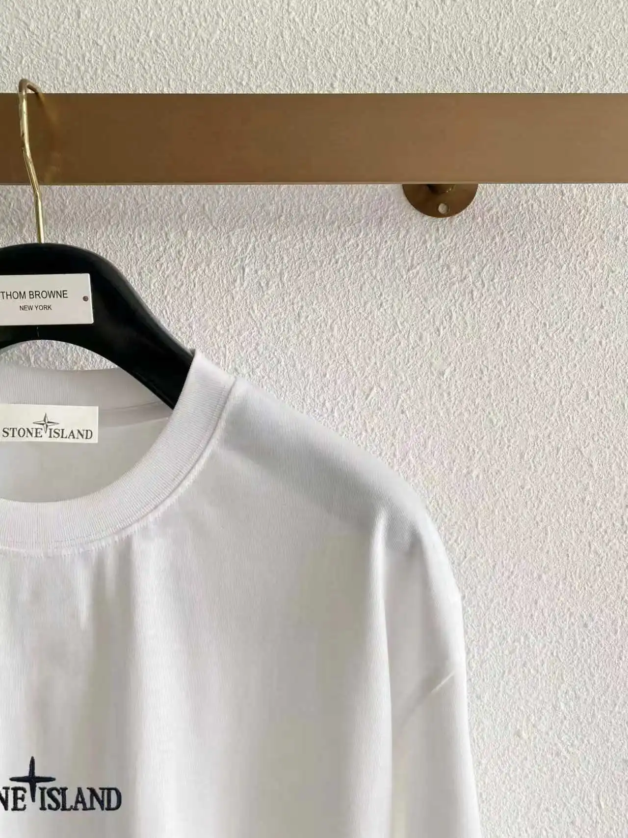 Logo-Embroidered Cotton Jersey T-Shirt D14020124 — view 7
