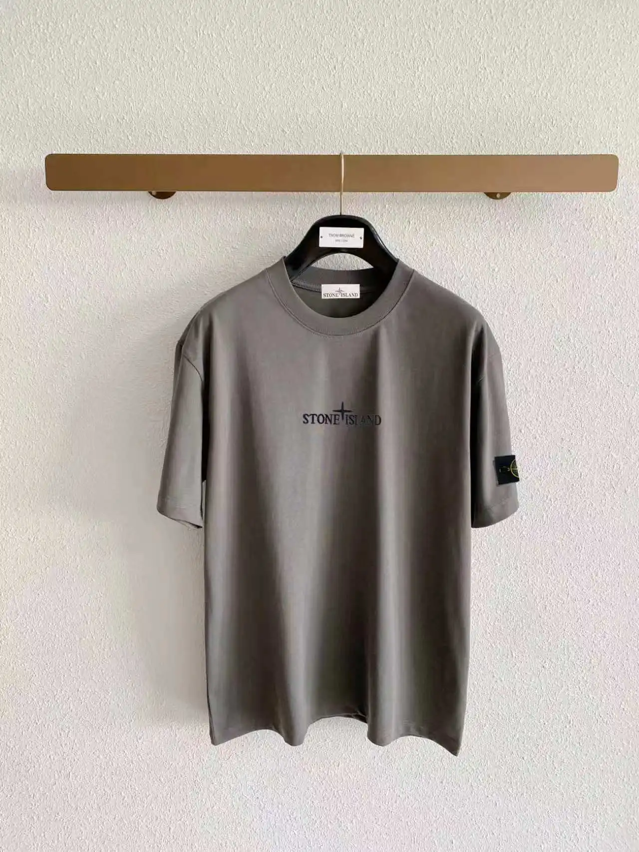 Logo Embroidered Cotton Jersey T-Shirt D14020125