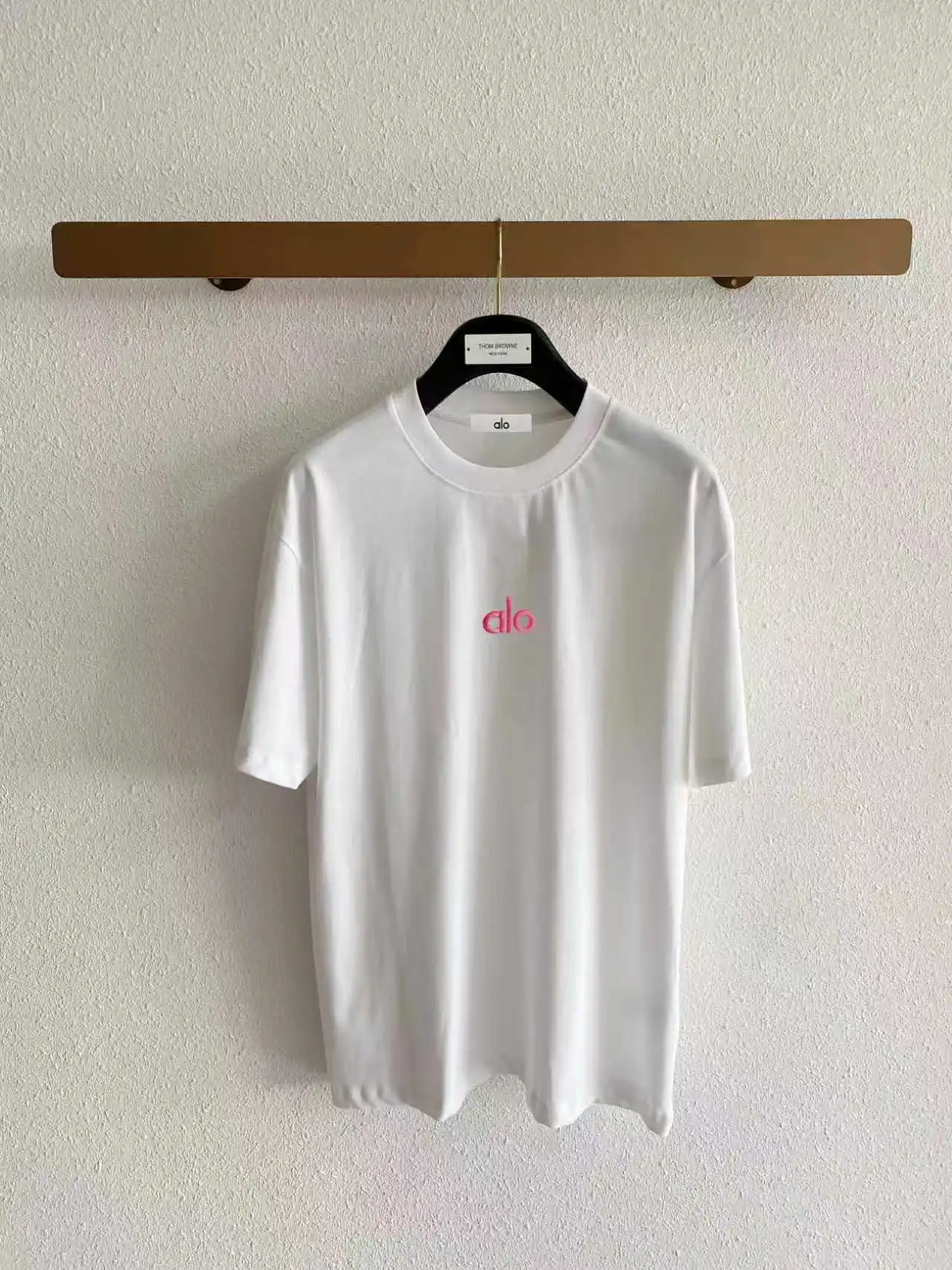 Logo Embroidered Cotton T-Shirt D14020116