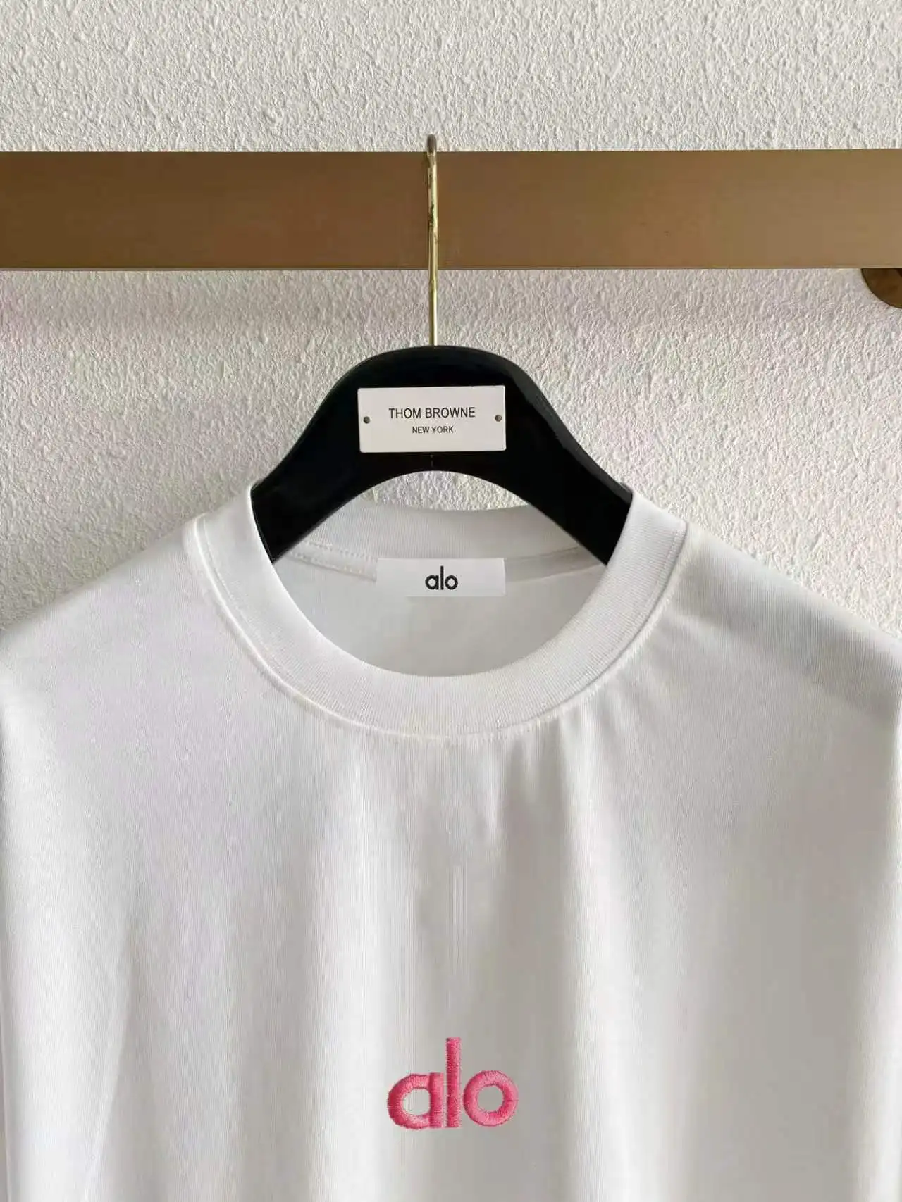 Logo Embroidered Cotton T-Shirt D14020116 — view 4