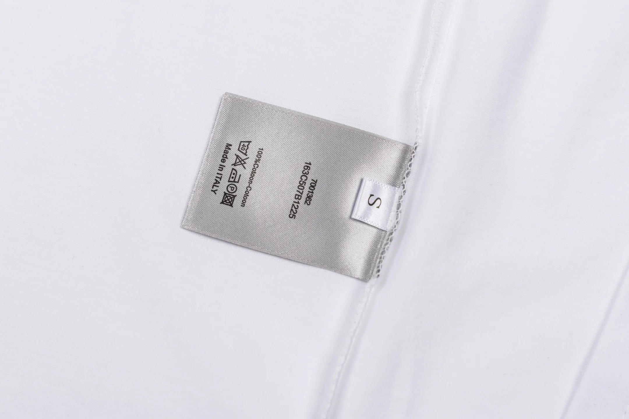 Embroidered Logo Mercerized Cotton T-Shirt D14019869 — view 8