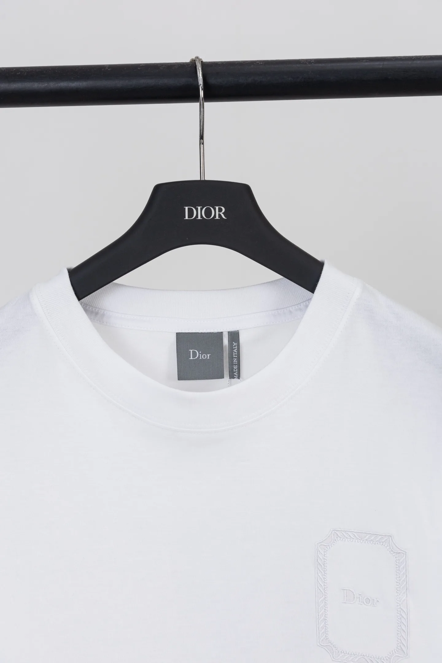 Embroidered Logo Mercerized Cotton T-Shirt D14019868 — view 3
