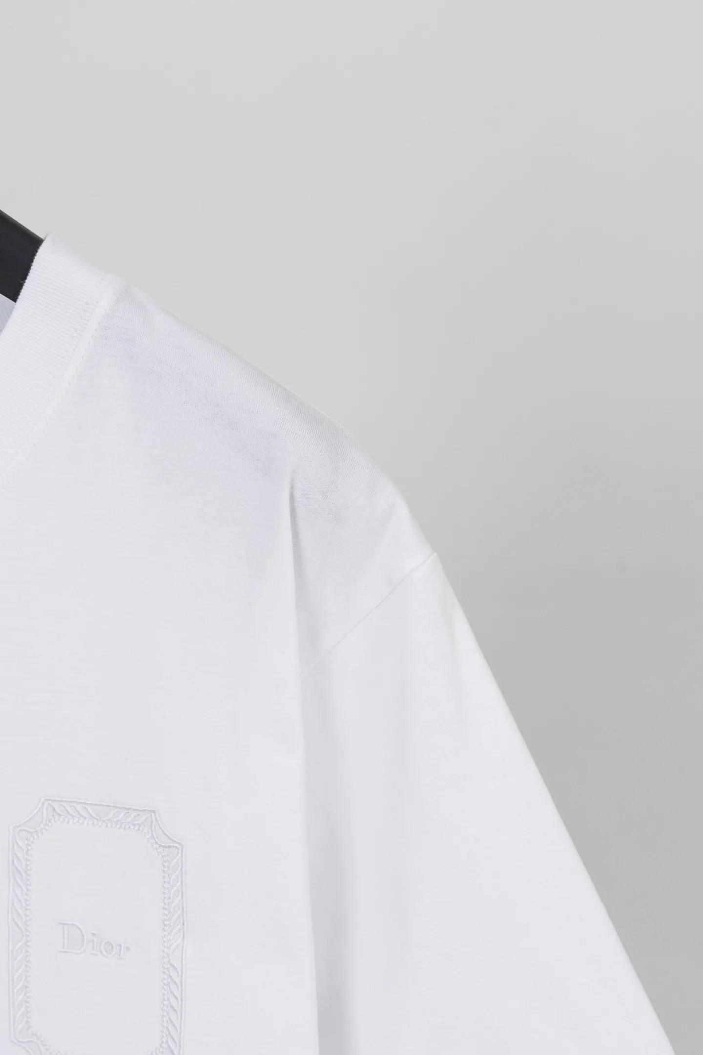 Embroidered Logo Mercerized Cotton T-Shirt D14019868 — view 4