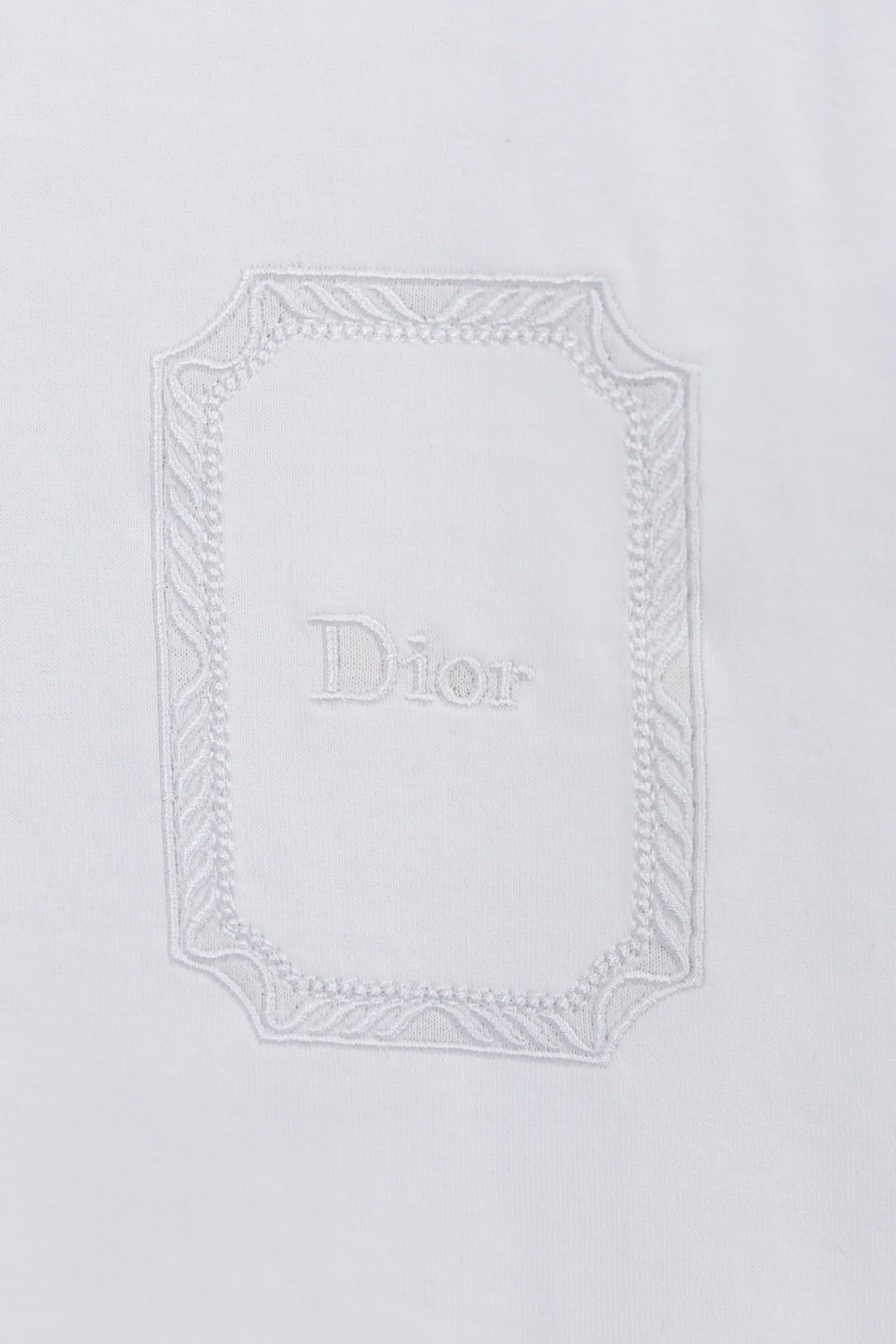 Embroidered Logo Mercerized Cotton T-Shirt D14019868 — view 7