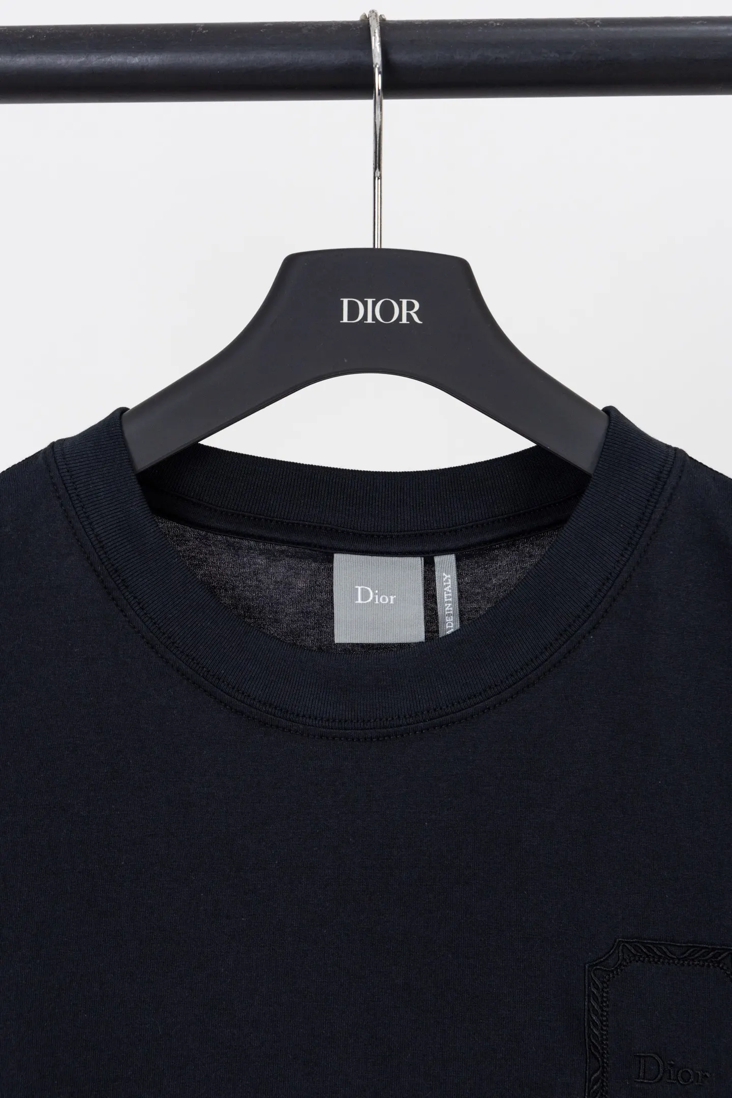 Embroidered Logo Mercerized Cotton T-Shirt D14019866 — view 3