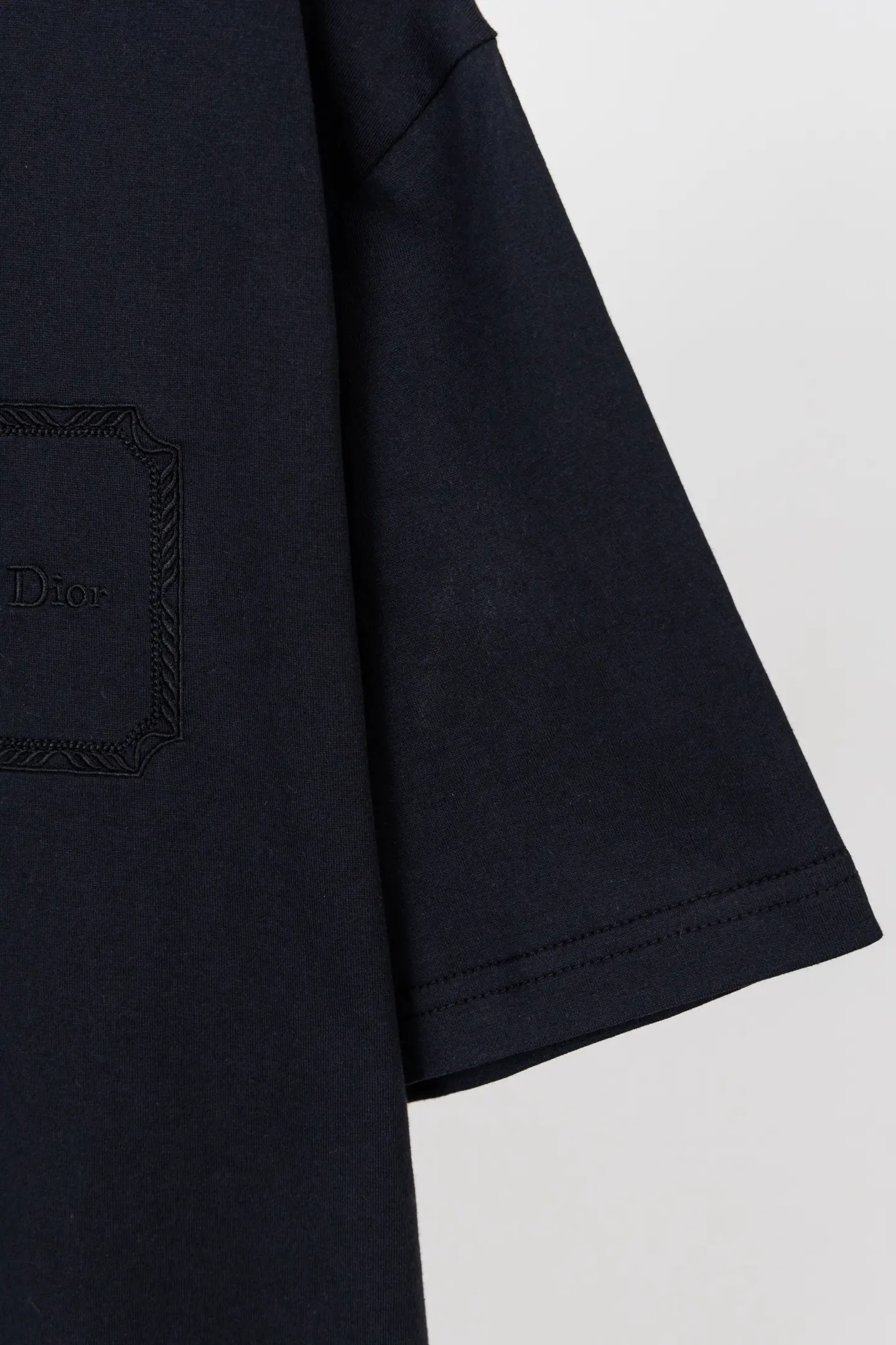 Embroidered Logo Mercerized Cotton T-Shirt D14019866 — view 6