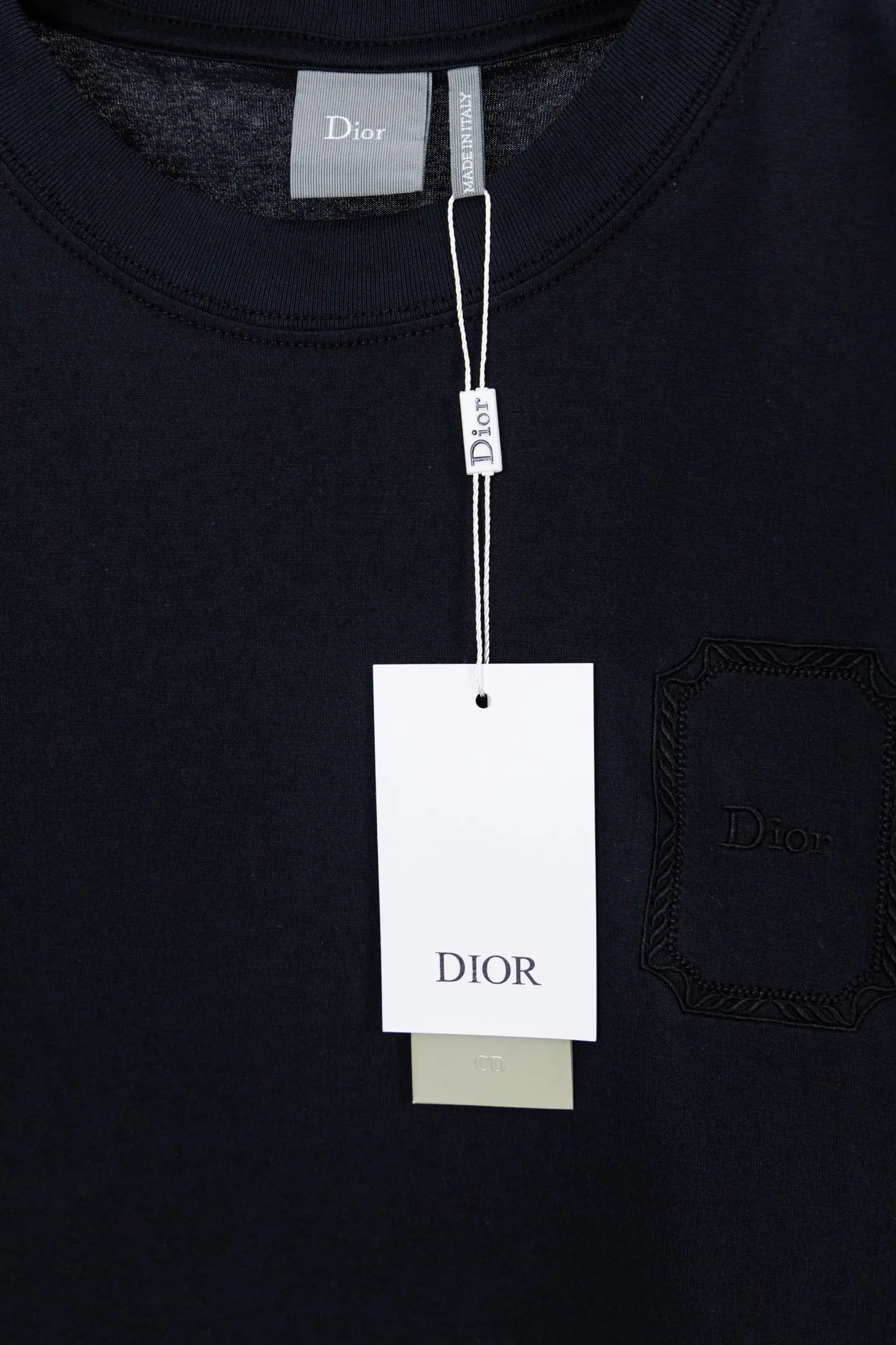 Embroidered Logo Mercerized Cotton T-Shirt D14019866 — view 8