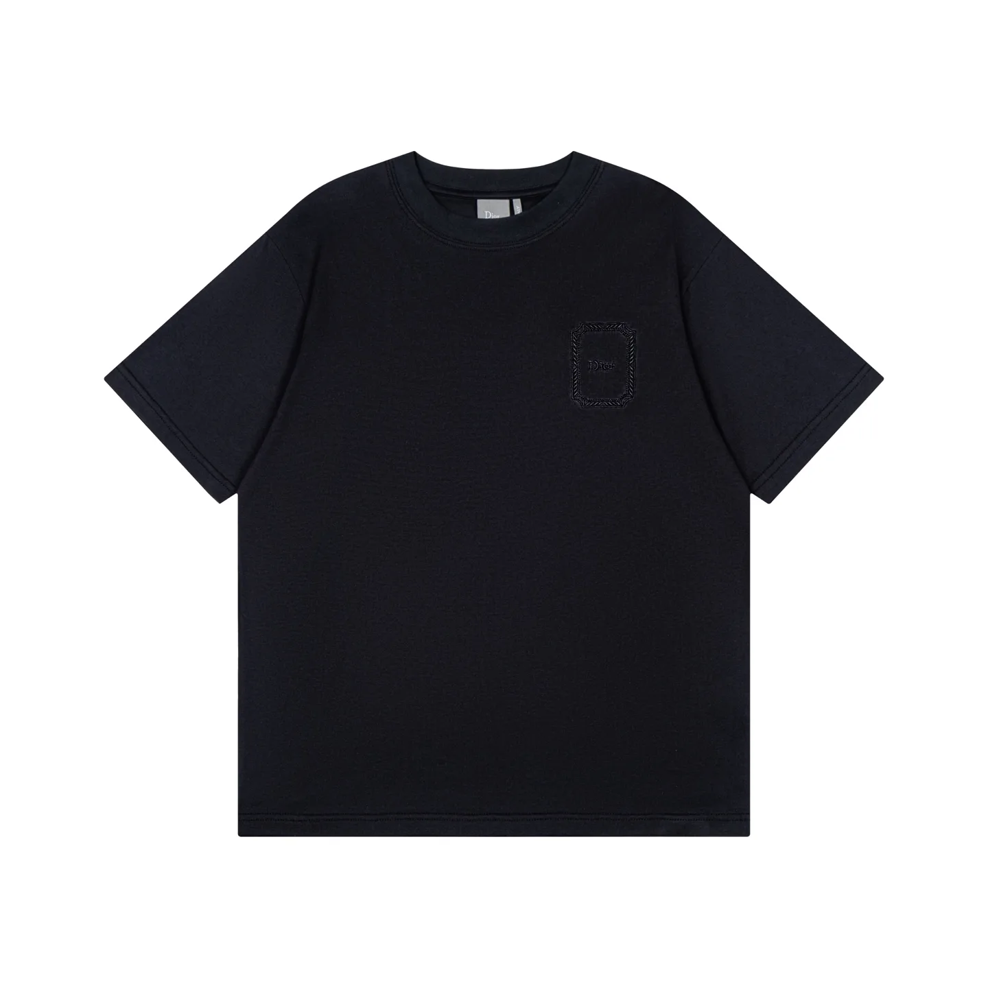 Embroidered Logo Mercerized Cotton T-Shirt D14019867 — view 2