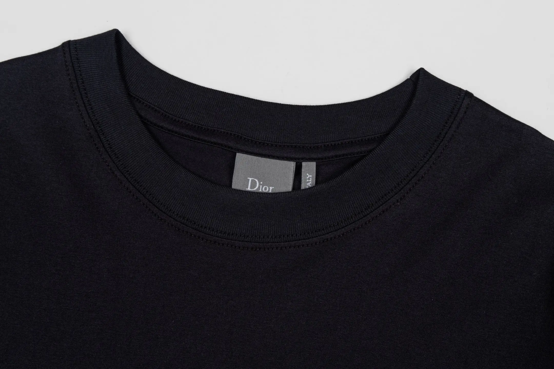 Embroidered Logo Mercerized Cotton T-Shirt D14019867 — view 4