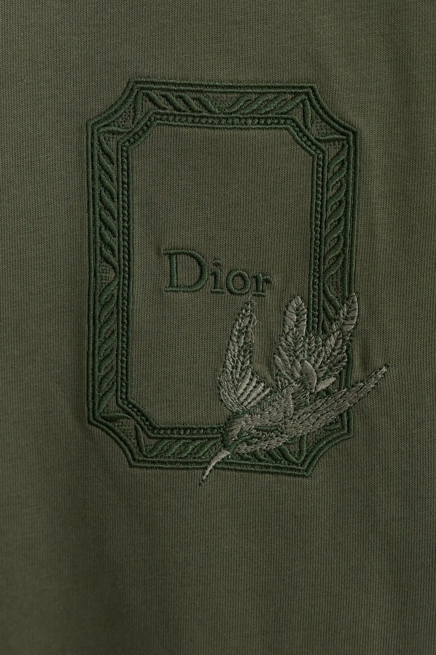 Hummingbird Médaillon Embroidered Cotton T-Shirt D14519864 — view 6