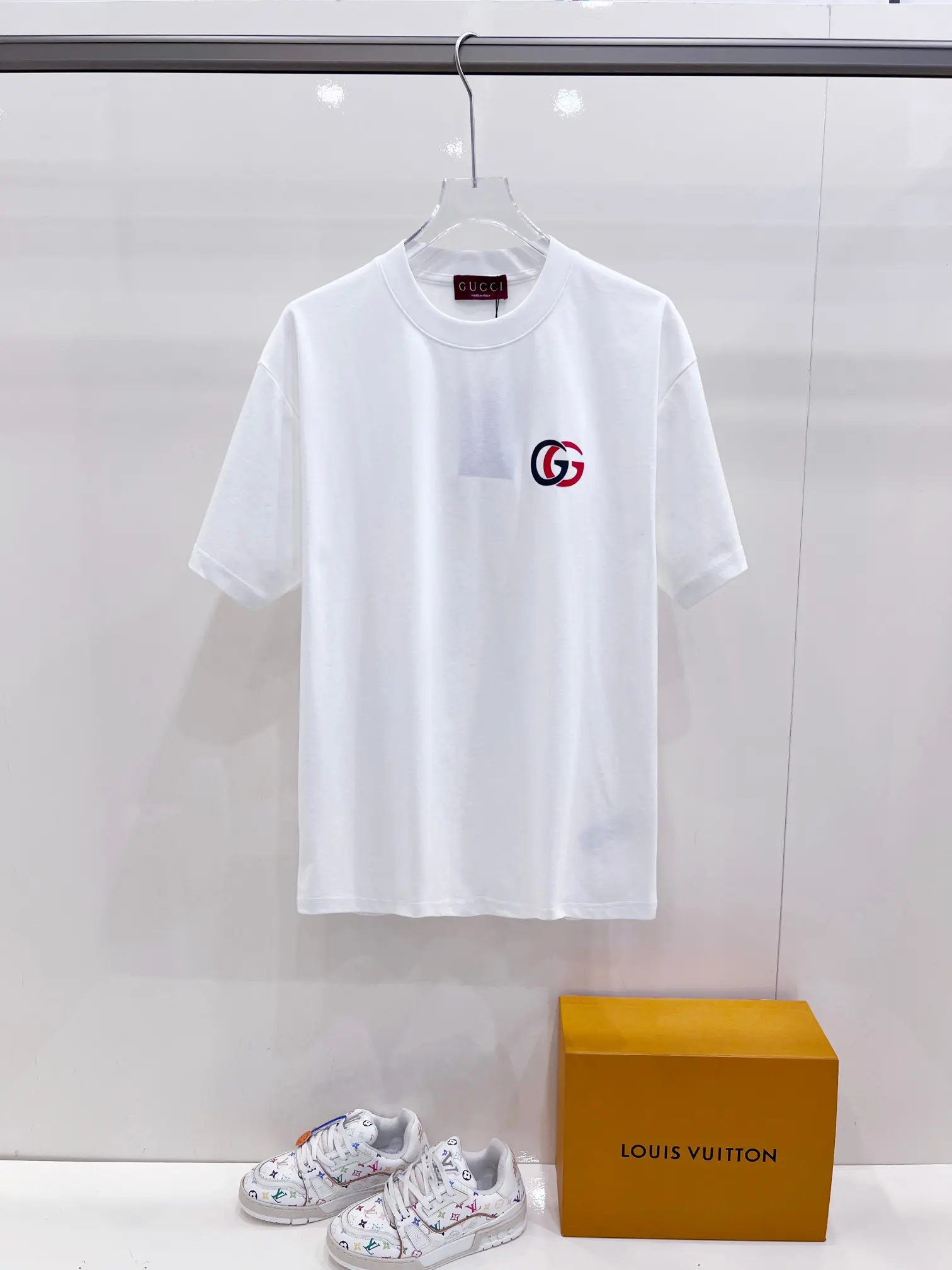 Interlocking G Logo Cotton T-Shirt D15020148