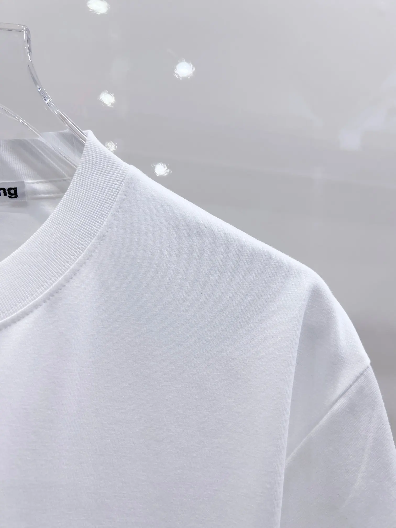 Alexander Wang Brushstroke Logo Cotton T-Shirt D15020143 — view 6