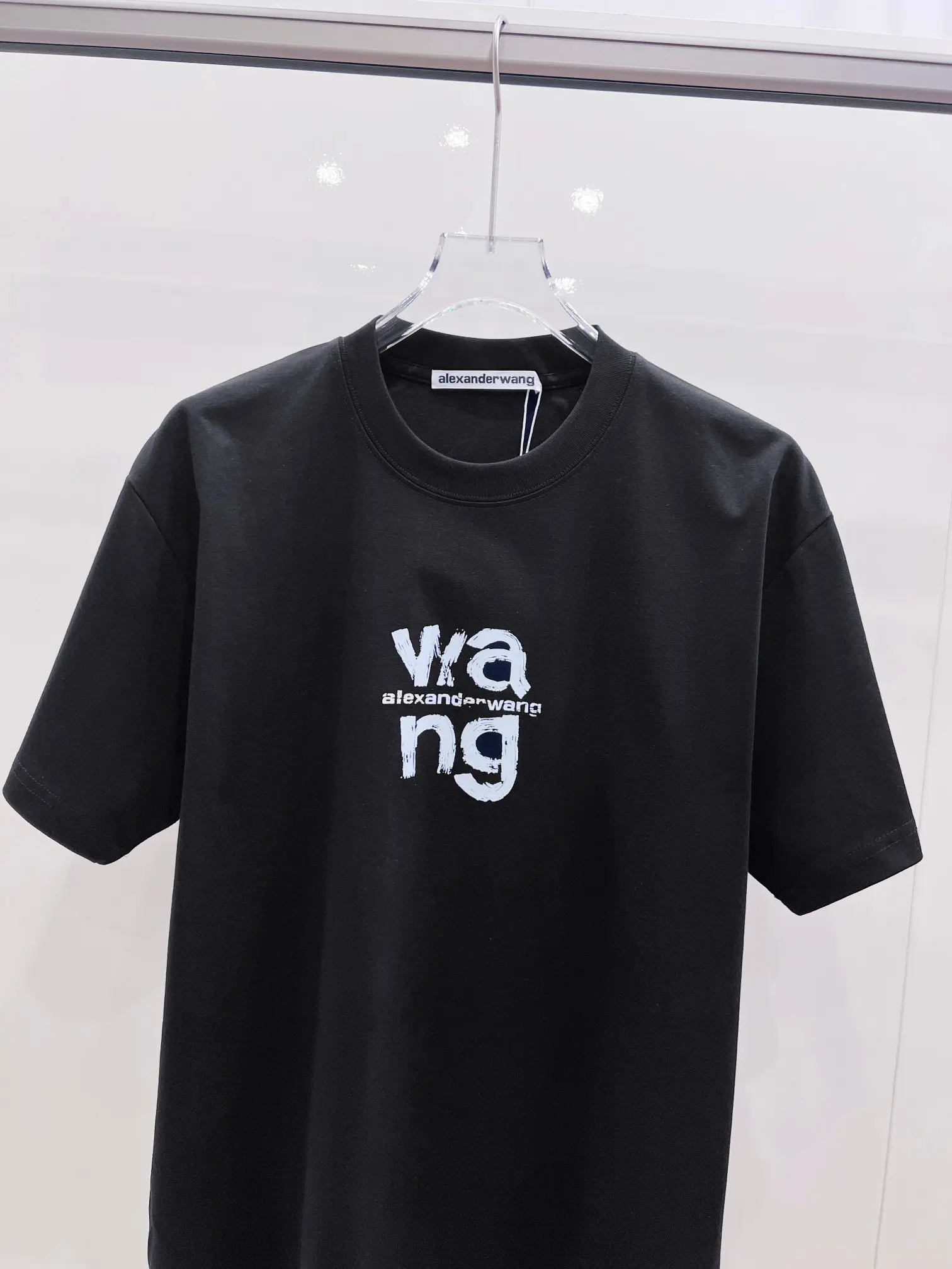 Graffiti Logo Print Cotton T-Shirt D15020142 — view 4