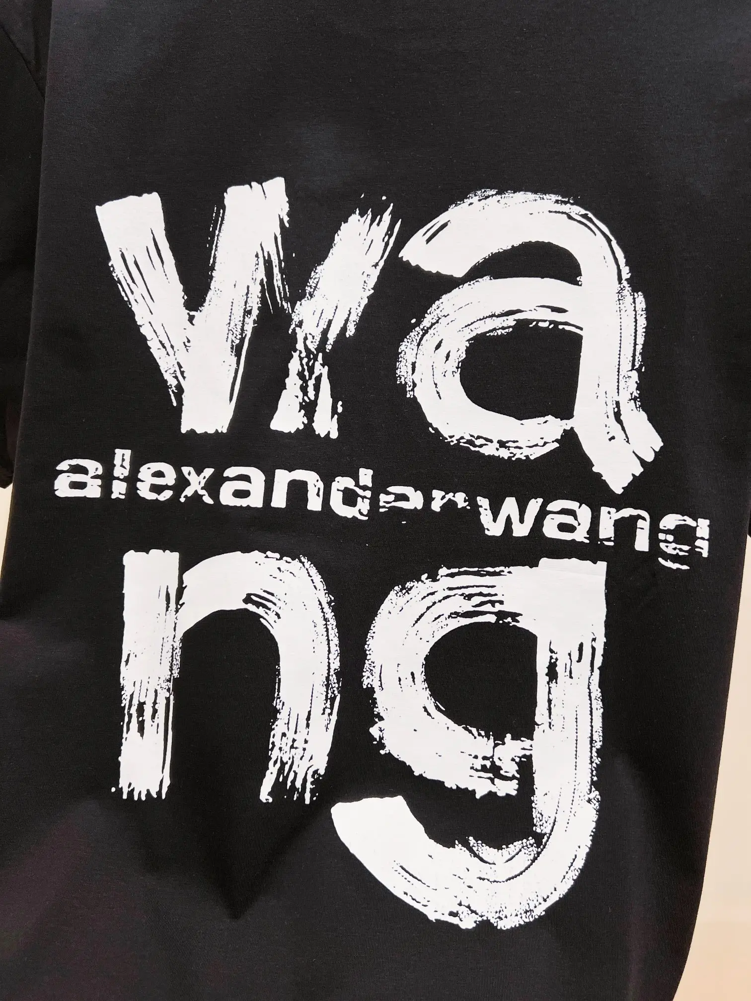 Graffiti Logo Print Cotton T-Shirt D15020142 — view 7