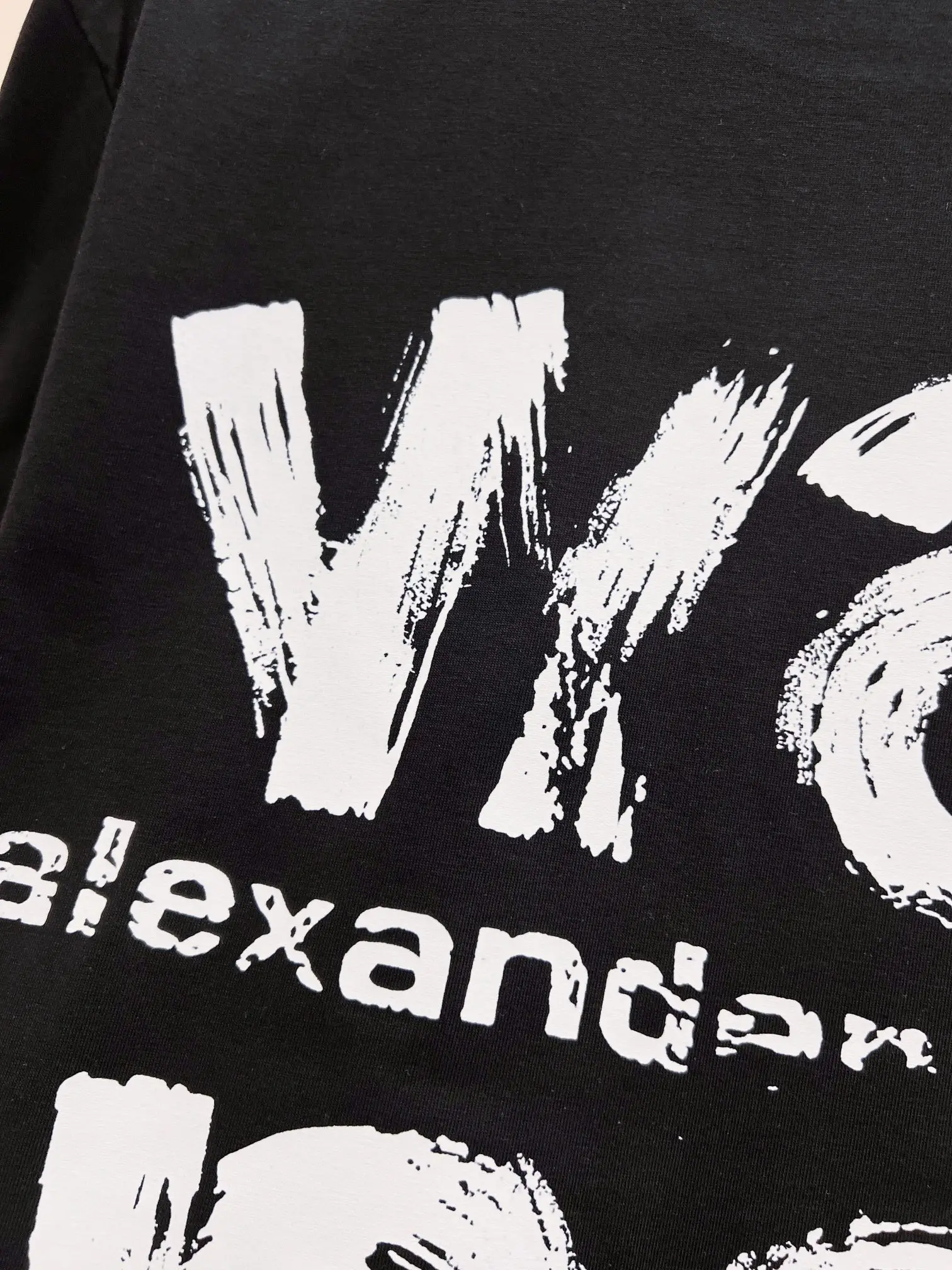 Graffiti Logo Print Cotton T-Shirt D15020142 — view 8