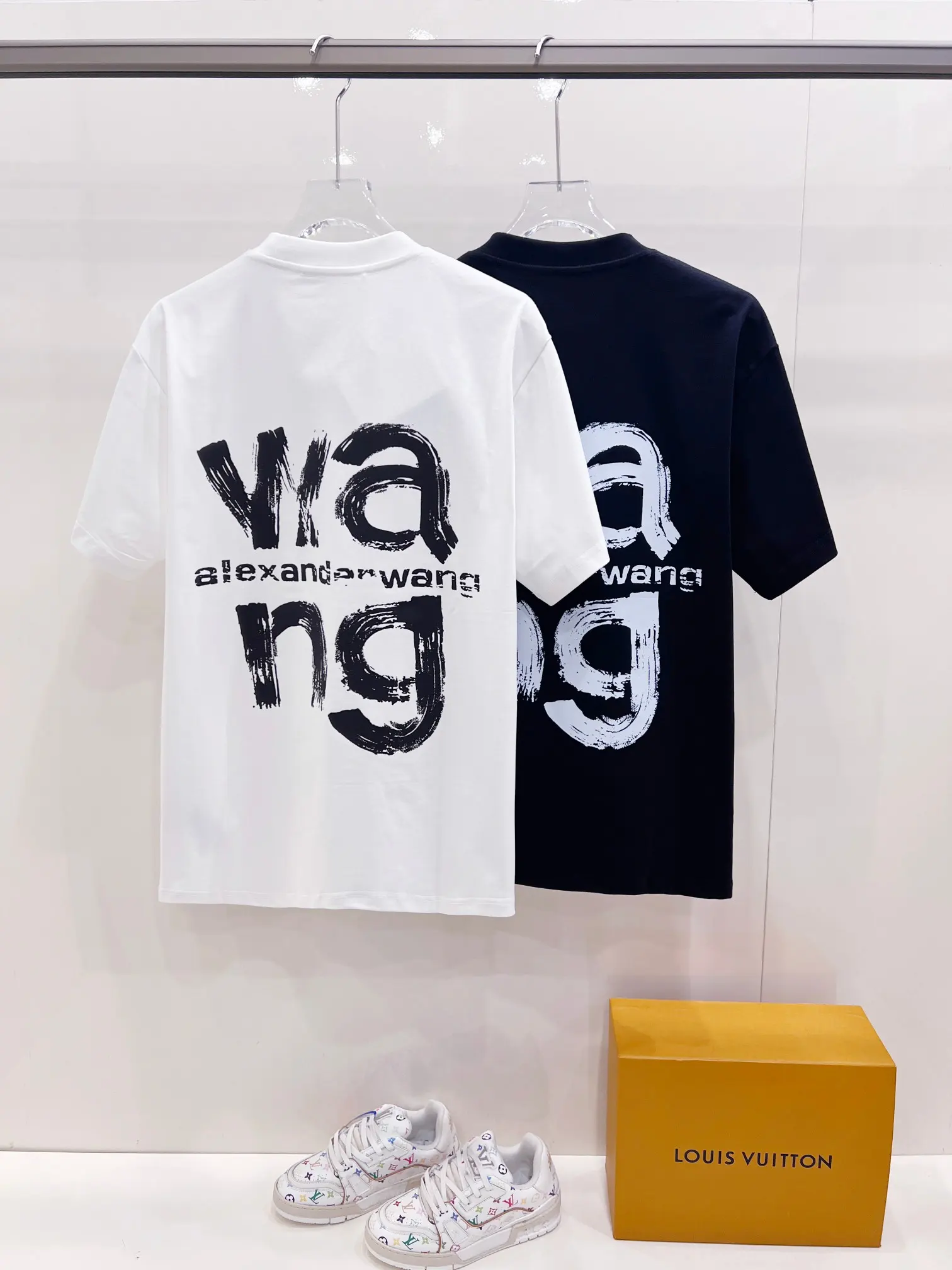 Graffiti Logo Print Cotton T-Shirt D15020142 — view 9