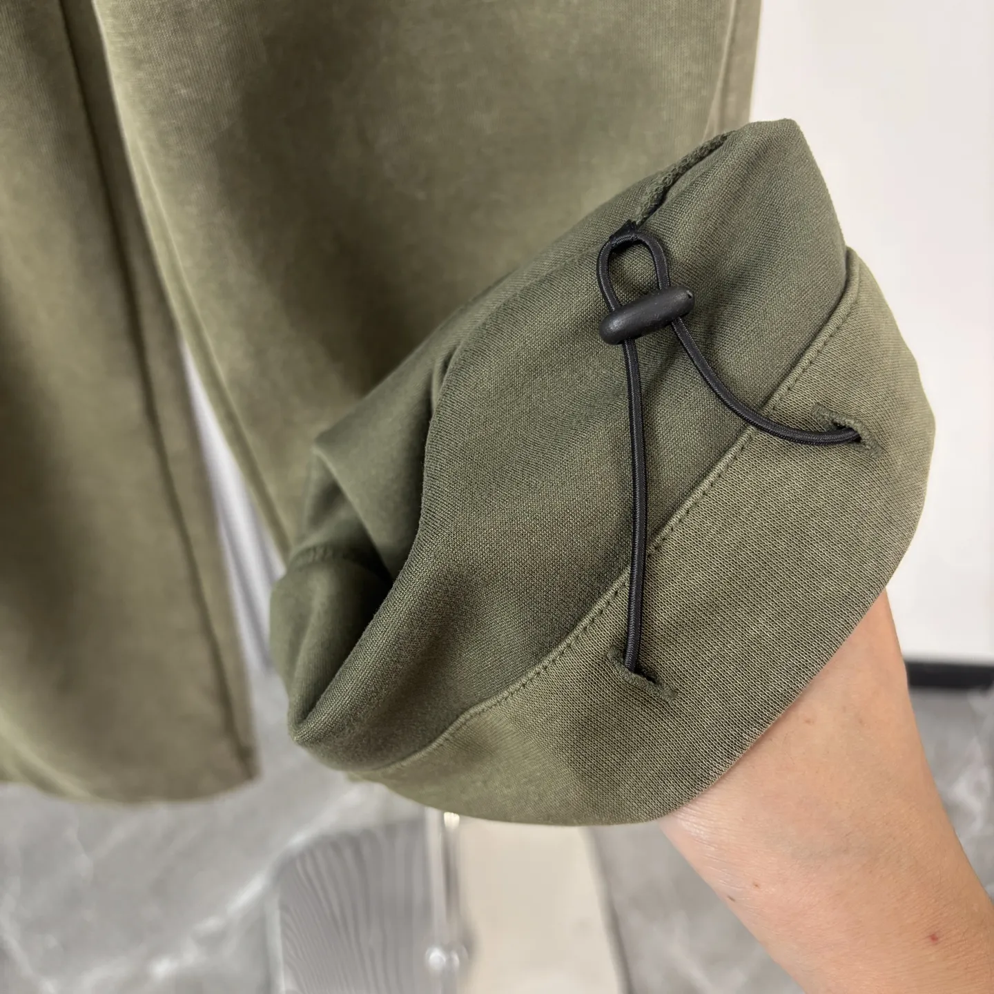 Garment-Dyed Cotton-Jersey Sweatpants D15021463 — view 5