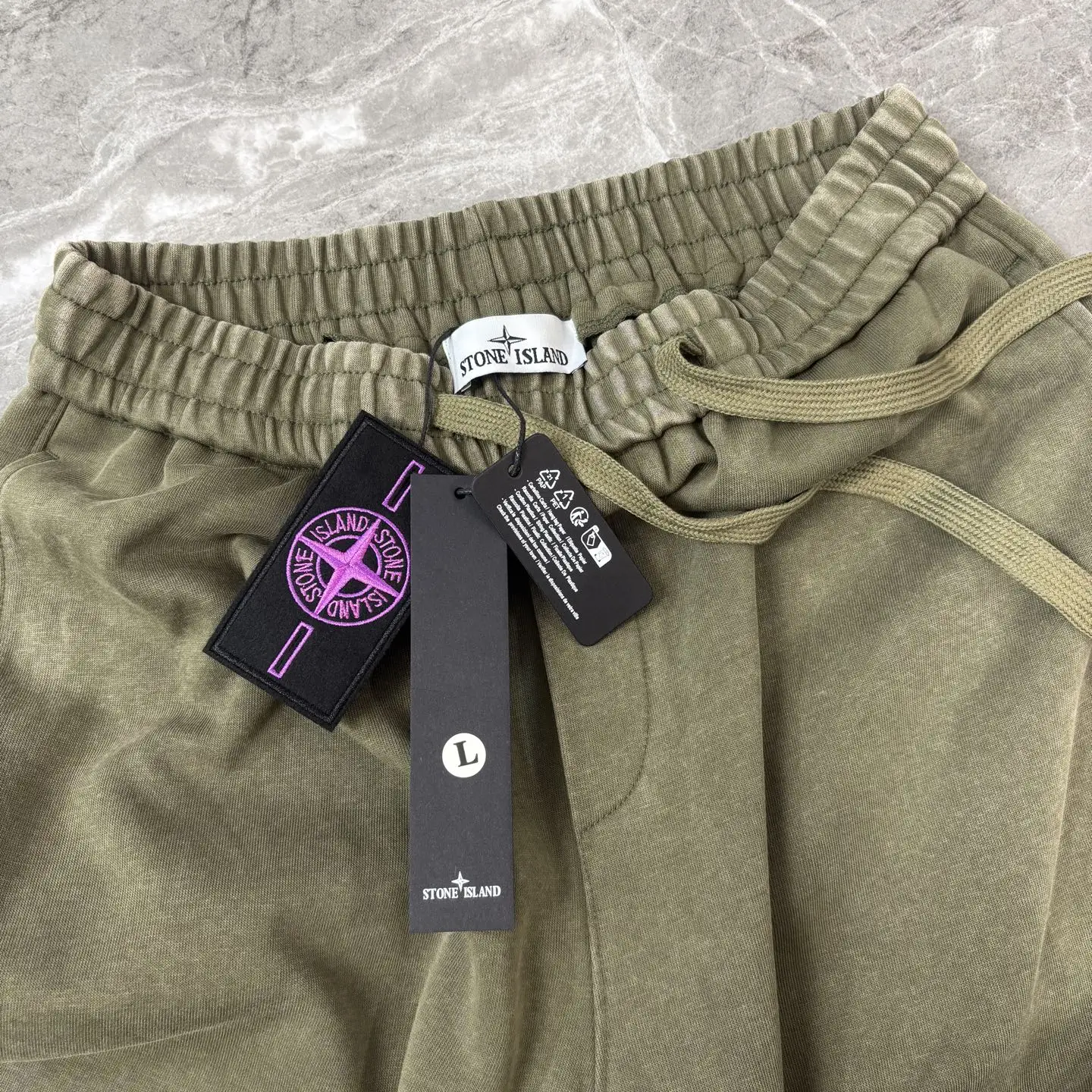 Garment-Dyed Cotton-Jersey Sweatpants D15021463 — view 7