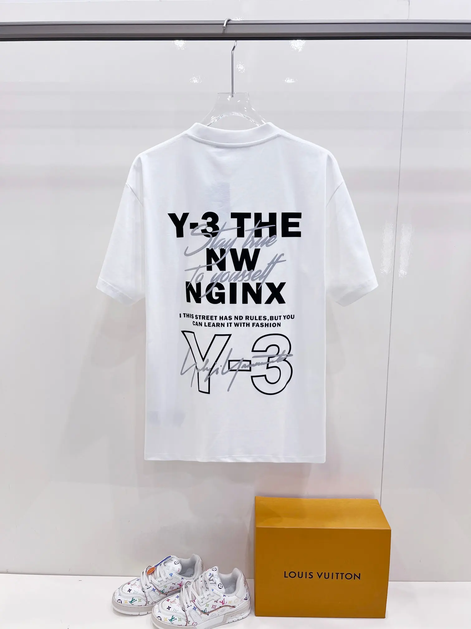 Logo Print Cotton-Blend T-Shirt D15020137