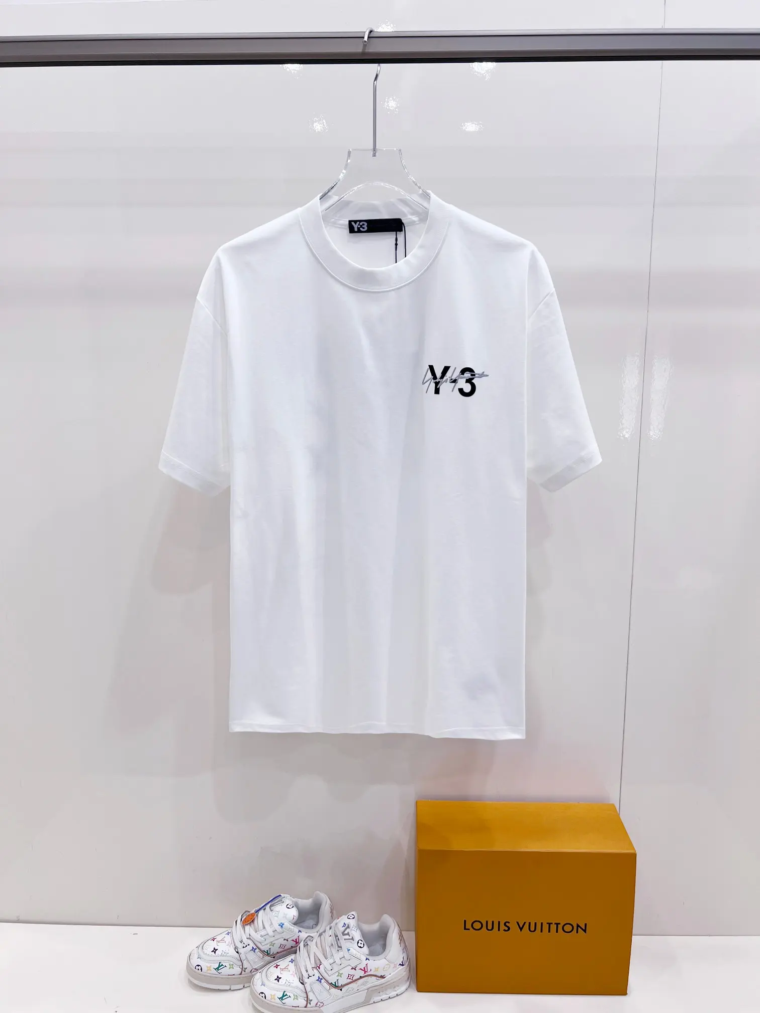 Logo Print Cotton-Blend T-Shirt D15020137 — view 2