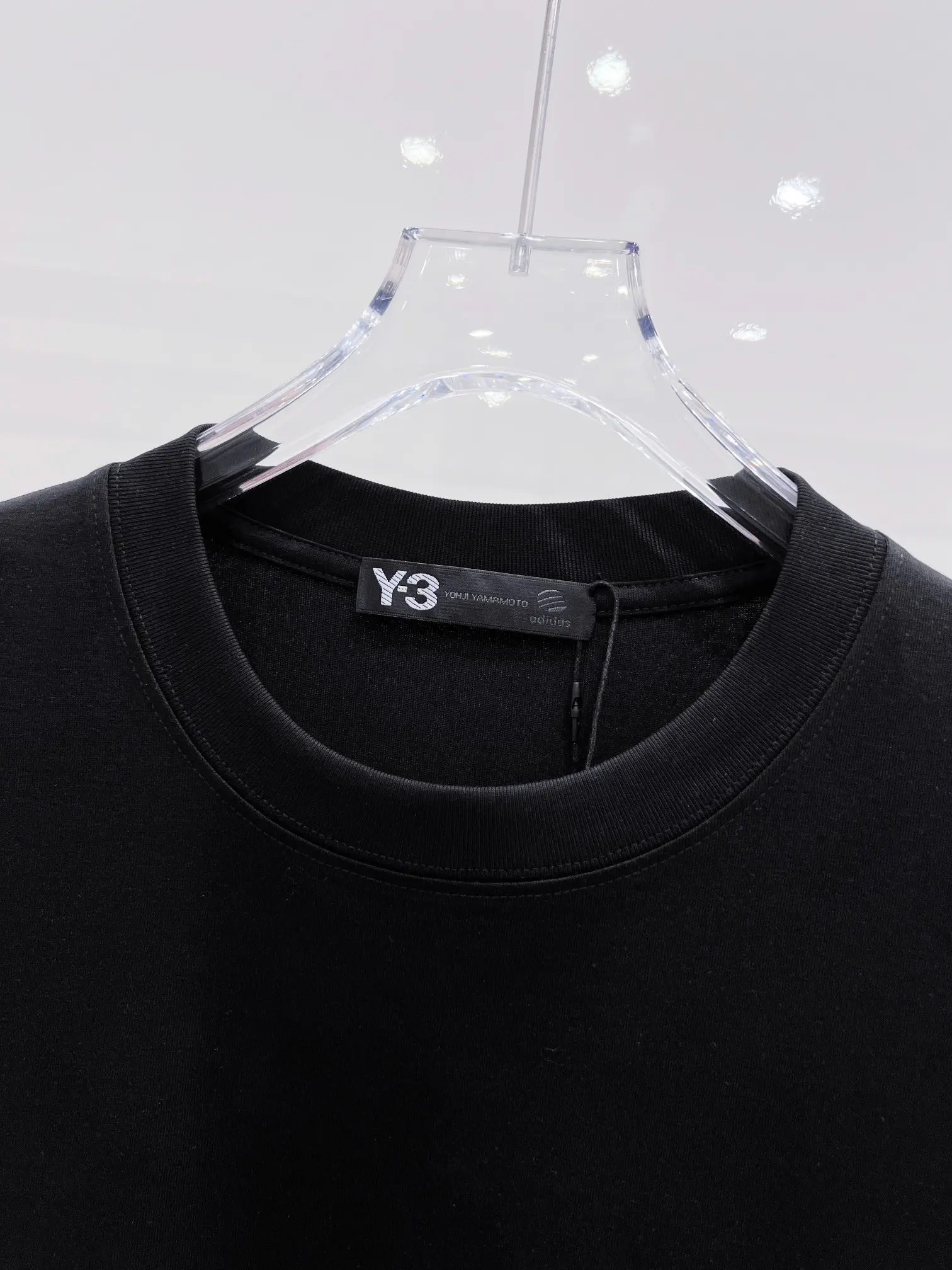 Y-3 Flocked Graphic Cotton-Blend T-Shirt D15020136 — view 4