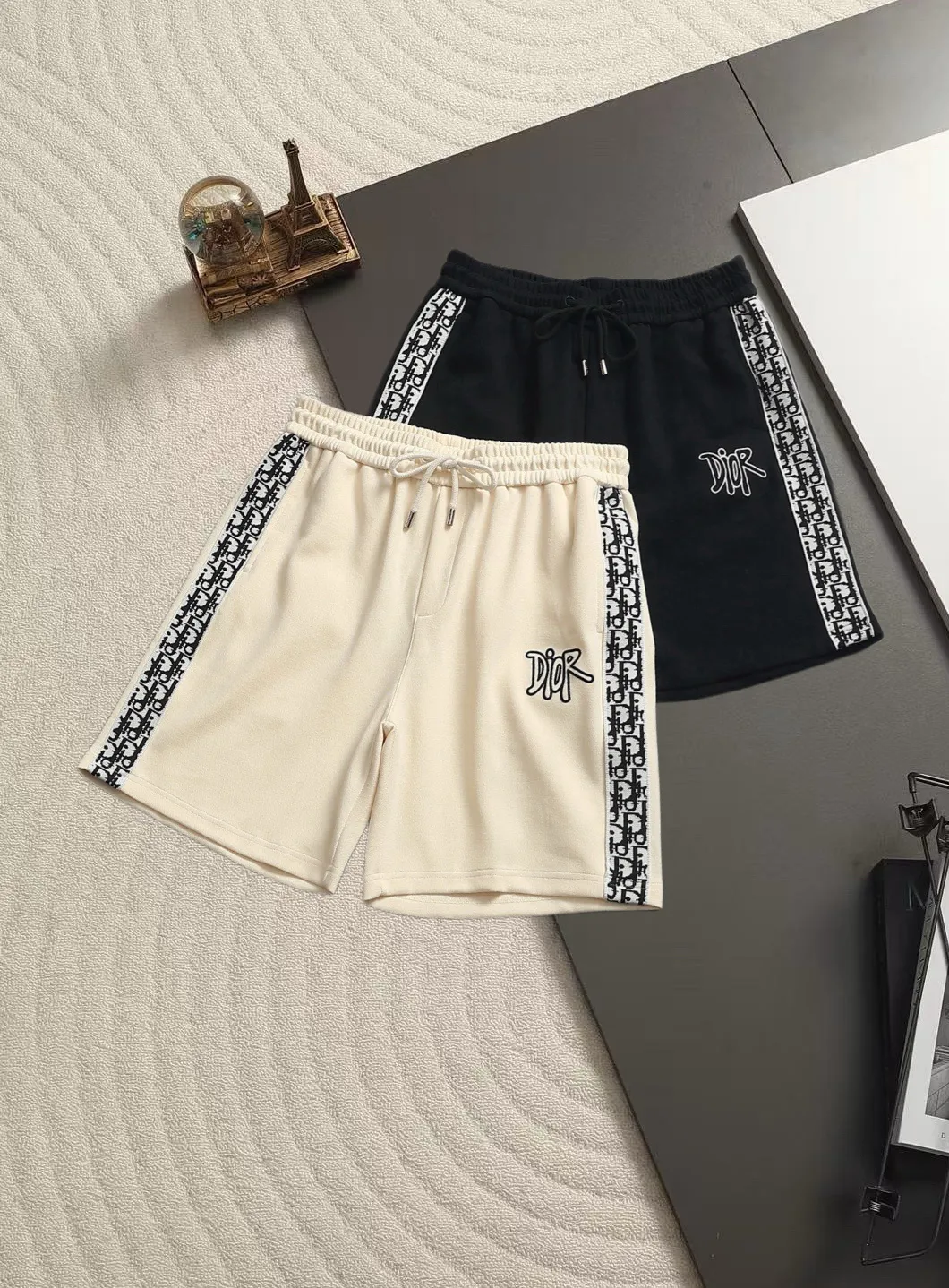 Logo-Embroidered Cotton-Terry Shorts D15520180 — view 2