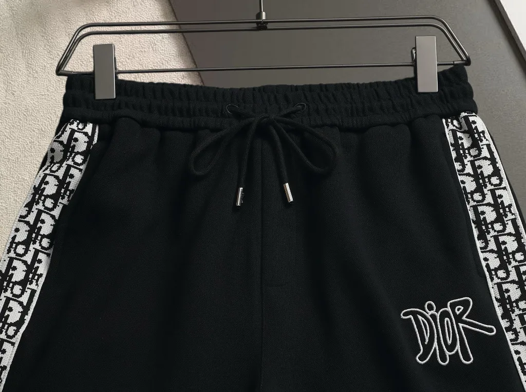 Logo-Embroidered Cotton-Terry Shorts D15520180 — view 3