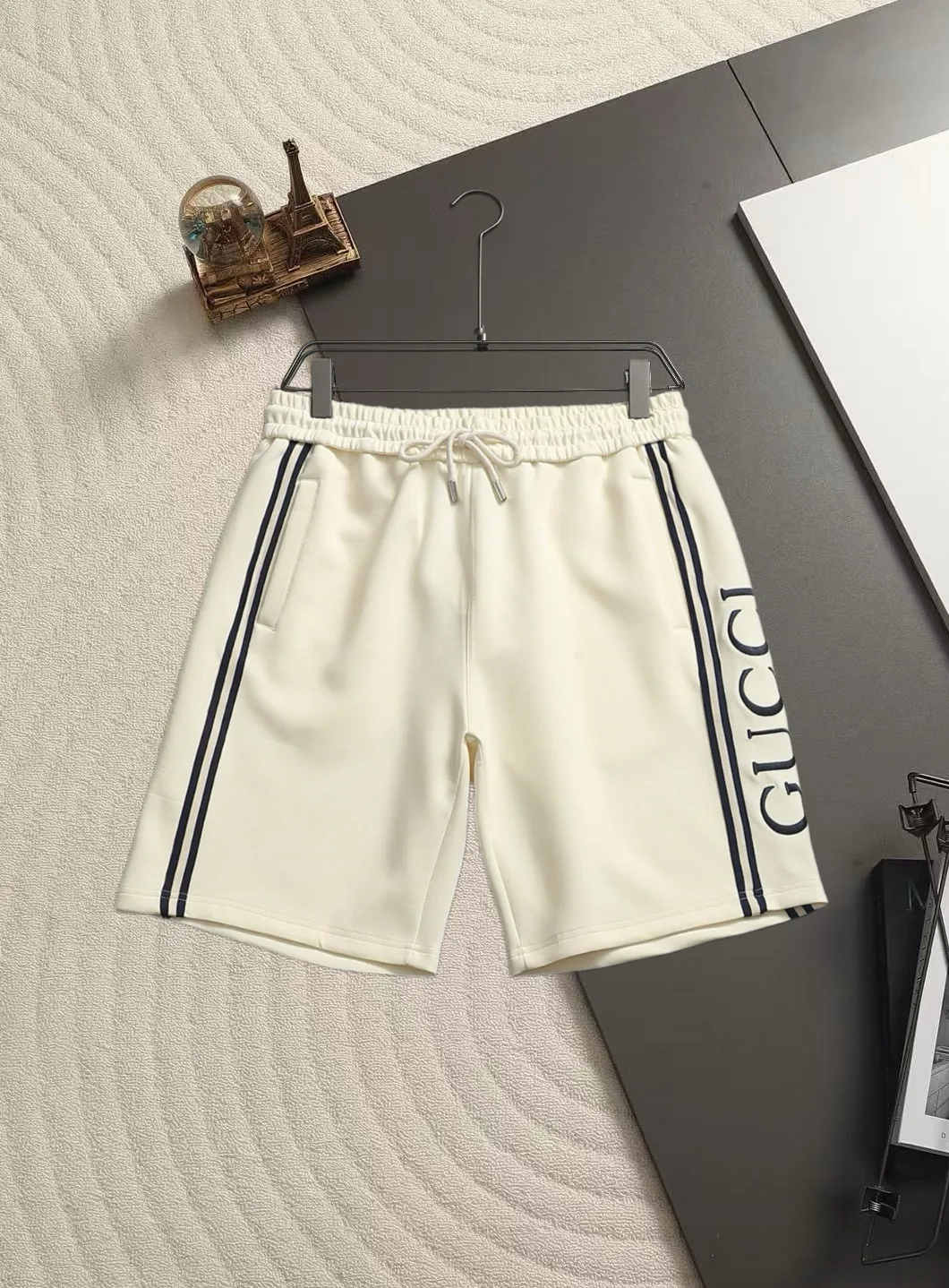 Logo-Embroidered Webbing Cotton-Jersey Shorts D15520182