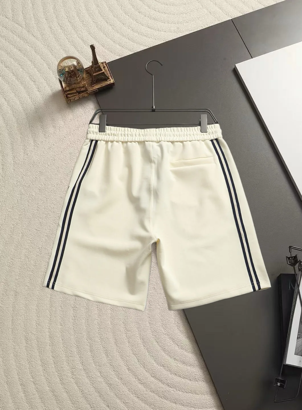 Logo-Embroidered Webbing Cotton-Jersey Shorts D15520182 — view 3
