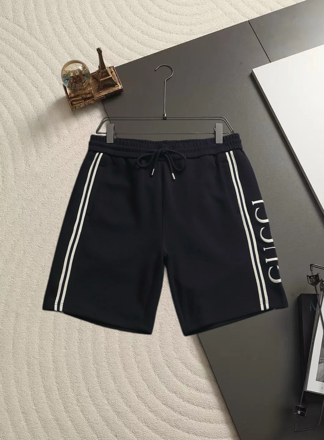 Logo-Embroidered Cotton-Jersey Shorts D15520181