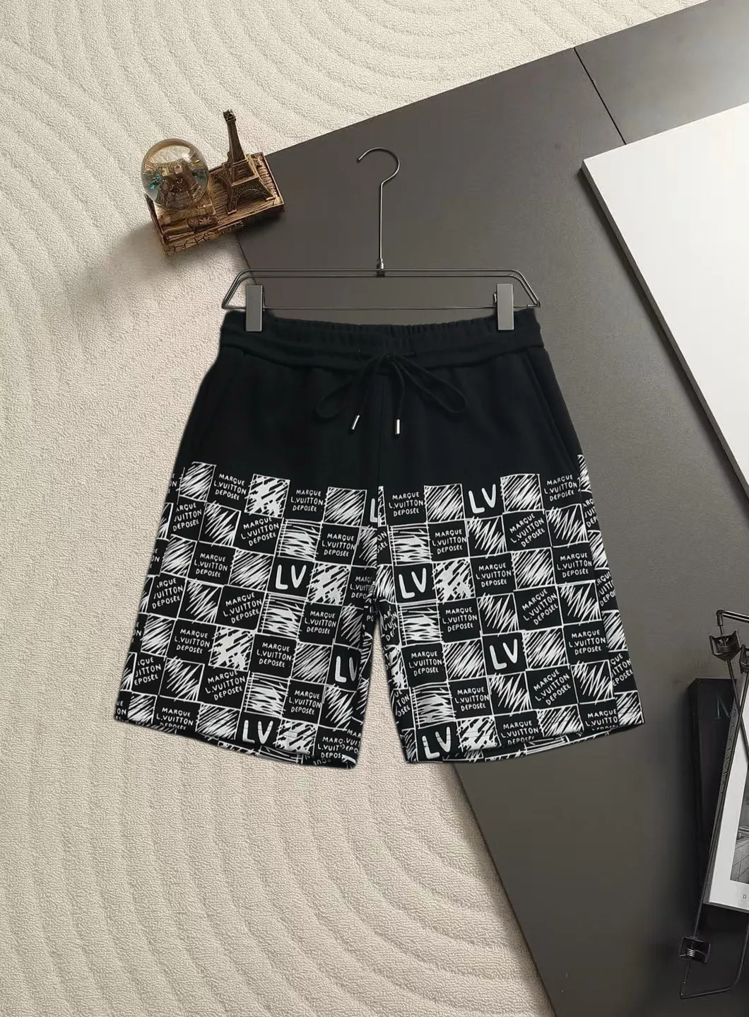 Logo-Print Cotton-Jersey Drawstring Shorts D15520184