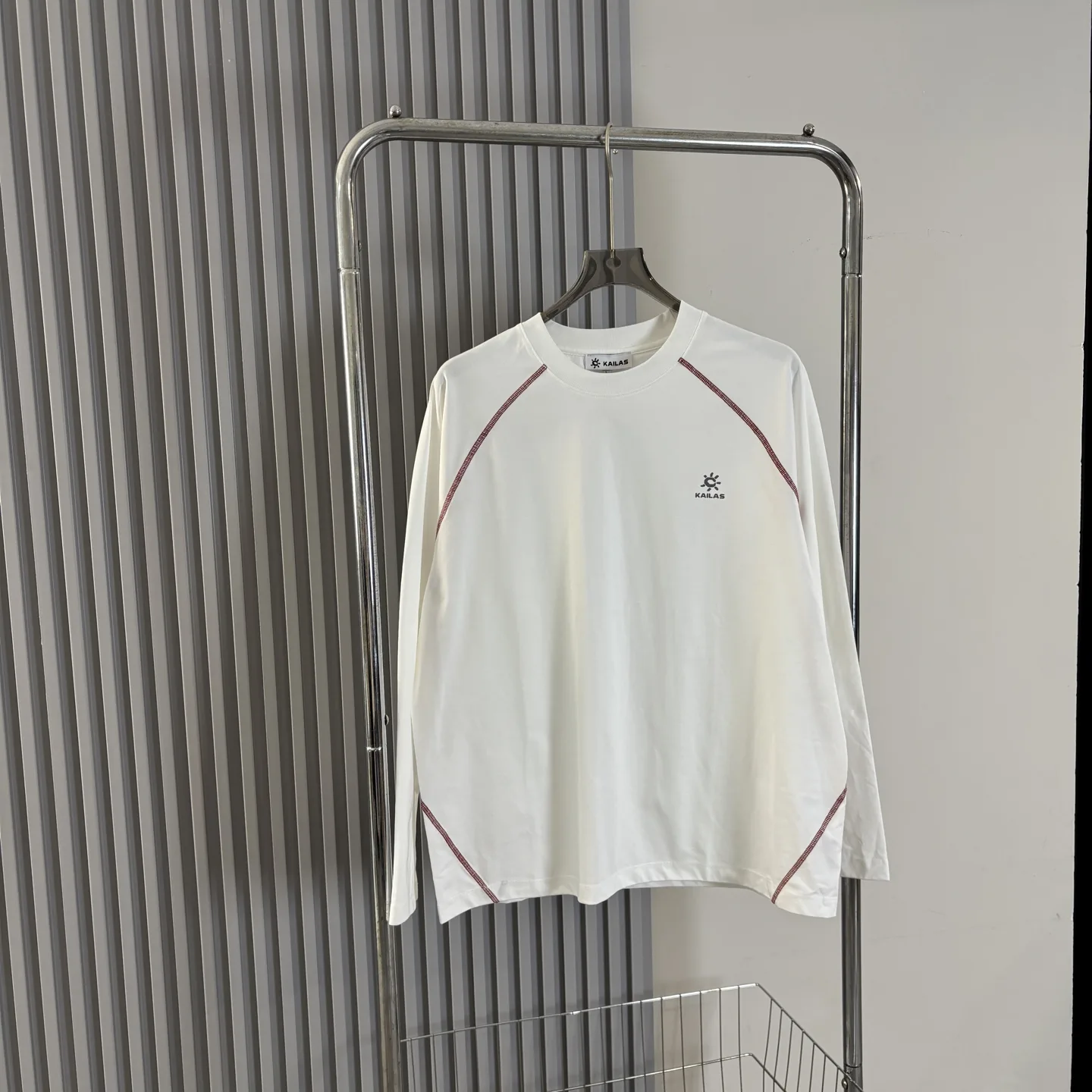 Kailas Combed Cotton Long-Sleeve T-Shirt D16021461 — view 3