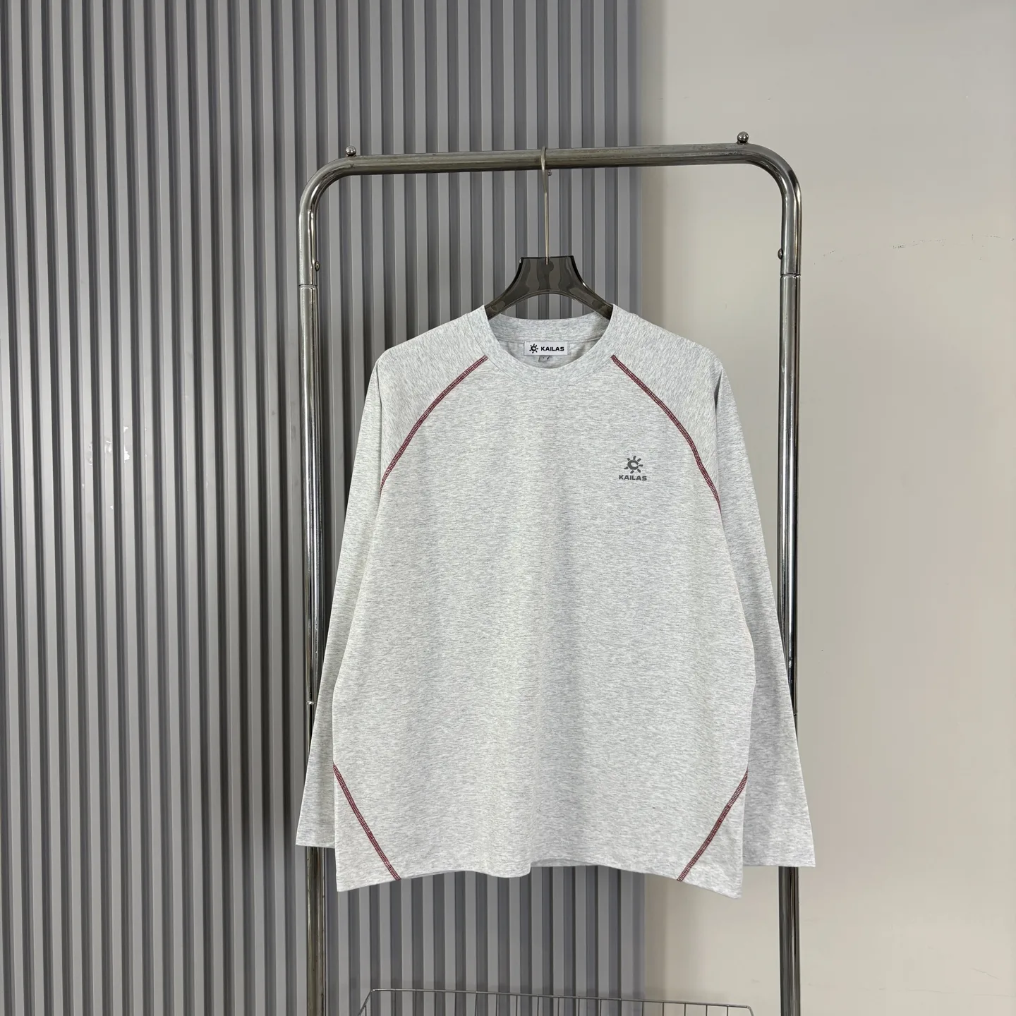 Kailas Combed Cotton Long-Sleeve T-Shirt D16021461 — view 4