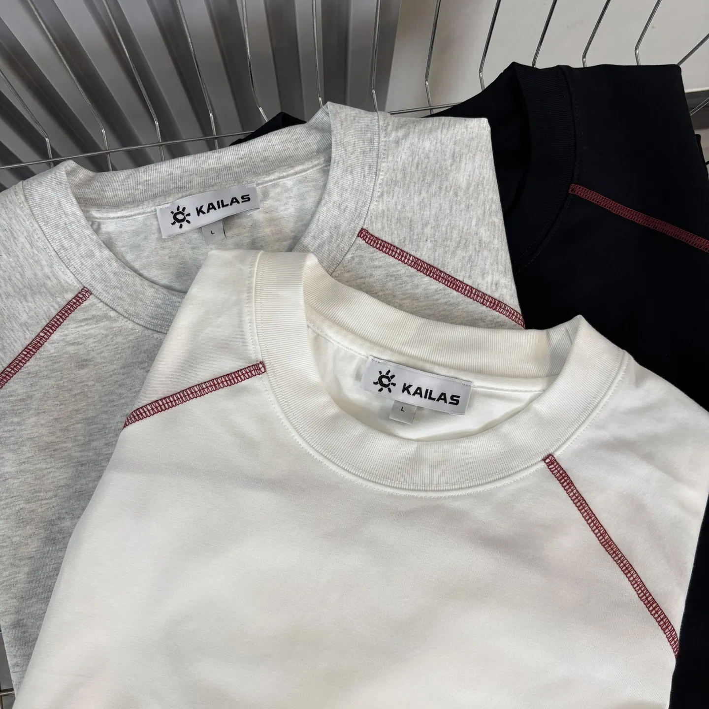 Kailas Combed Cotton Long-Sleeve T-Shirt D16021461 — view 9