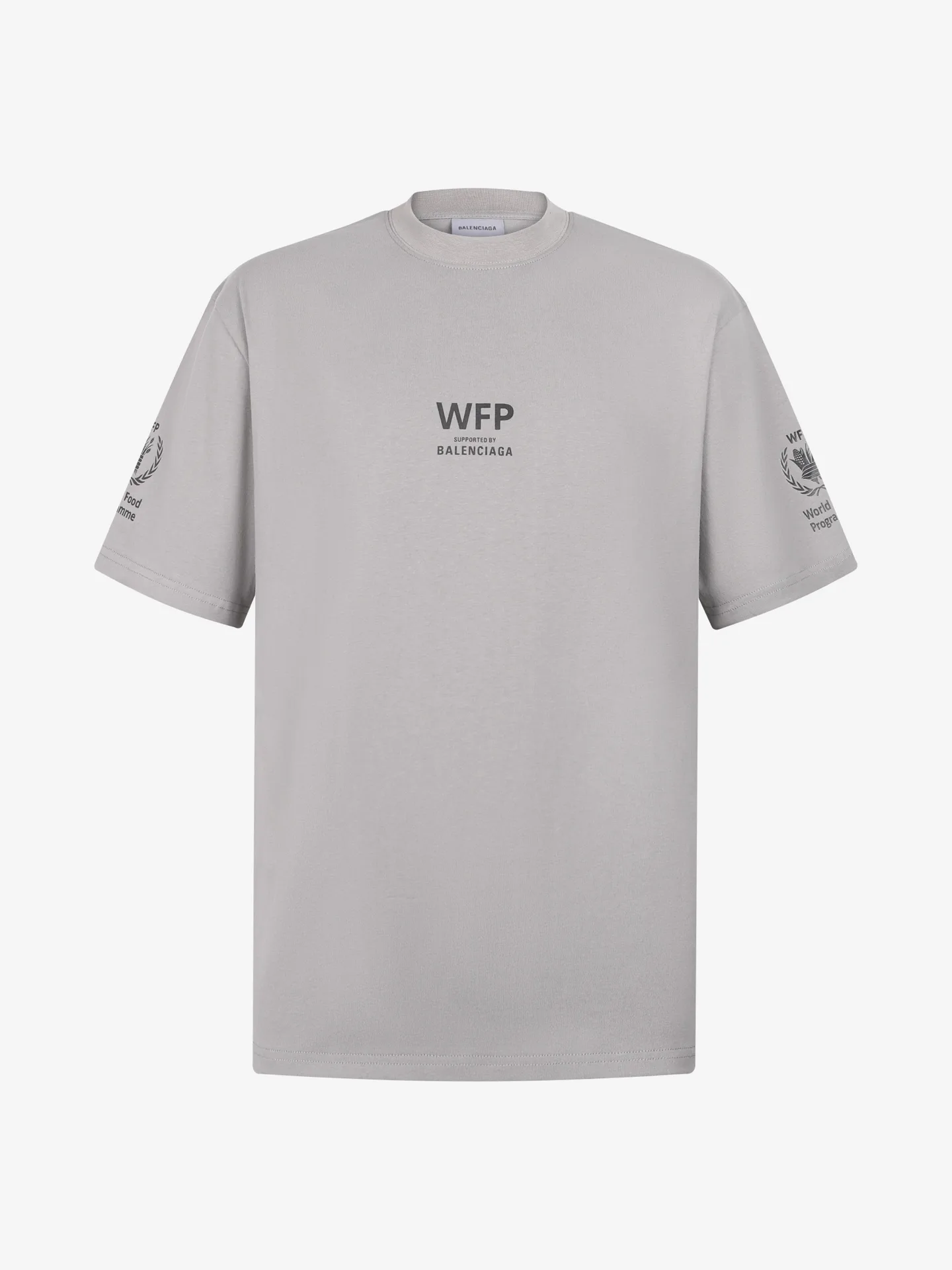 WFP Logo Print Cotton T-Shirt D16021556