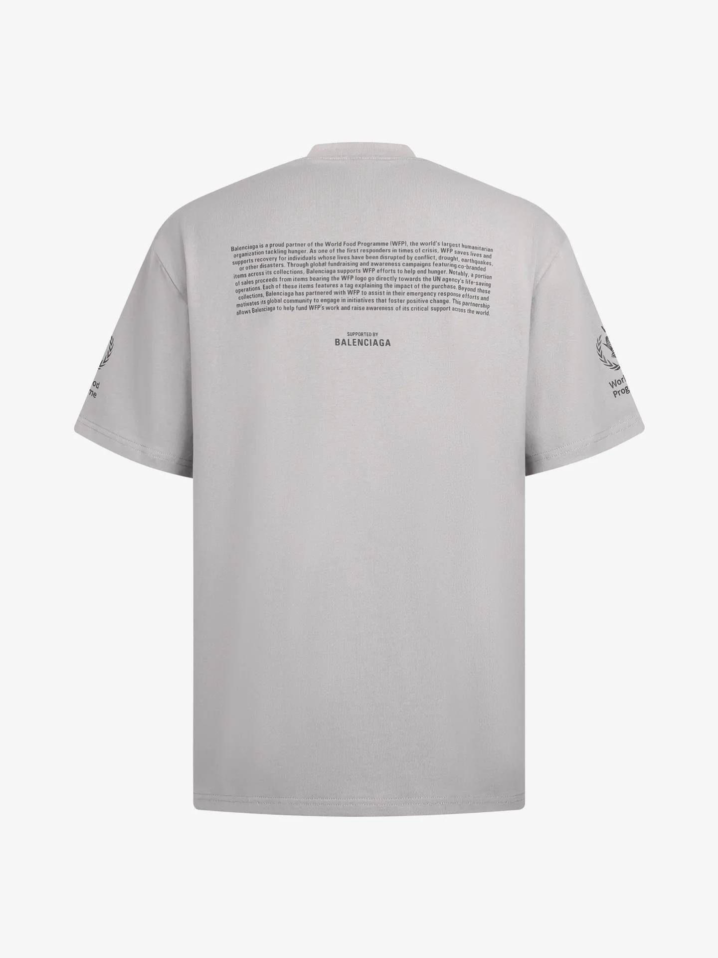 WFP Logo Print Cotton T-Shirt D16021556 — view 2