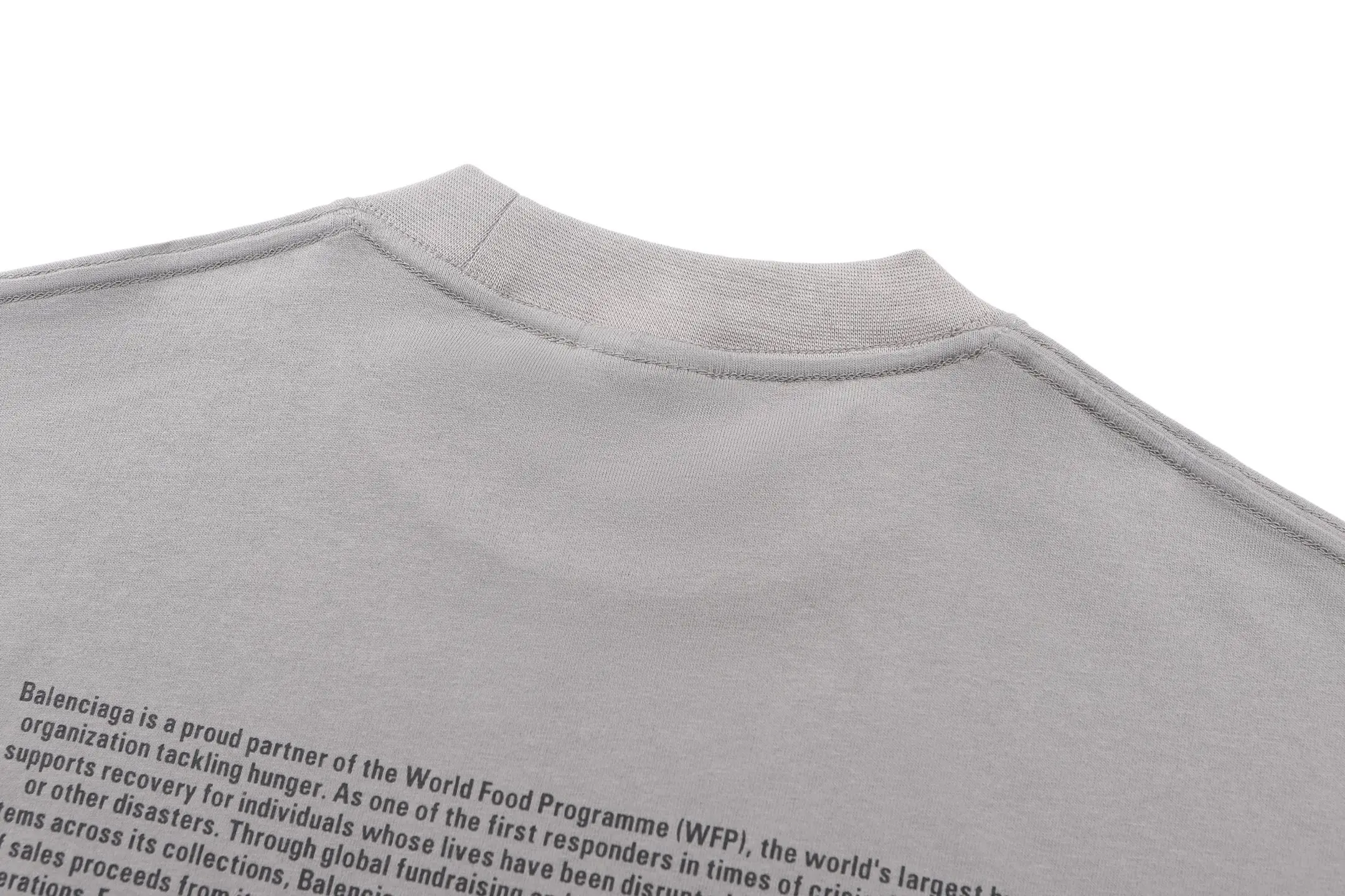 WFP Logo Print Cotton T-Shirt D16021556 — view 5