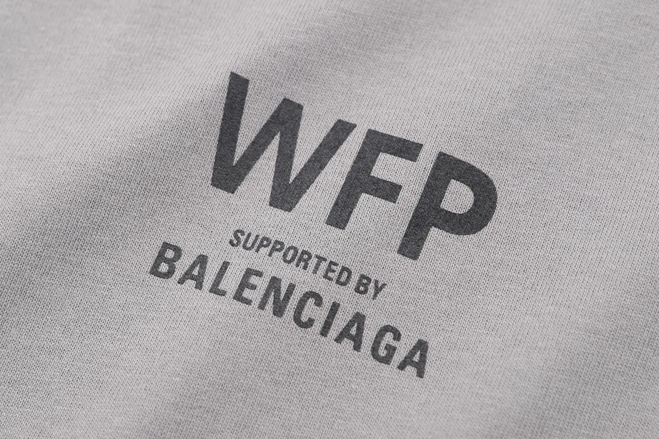 WFP Logo Print Cotton T-Shirt D16021556 — view 6