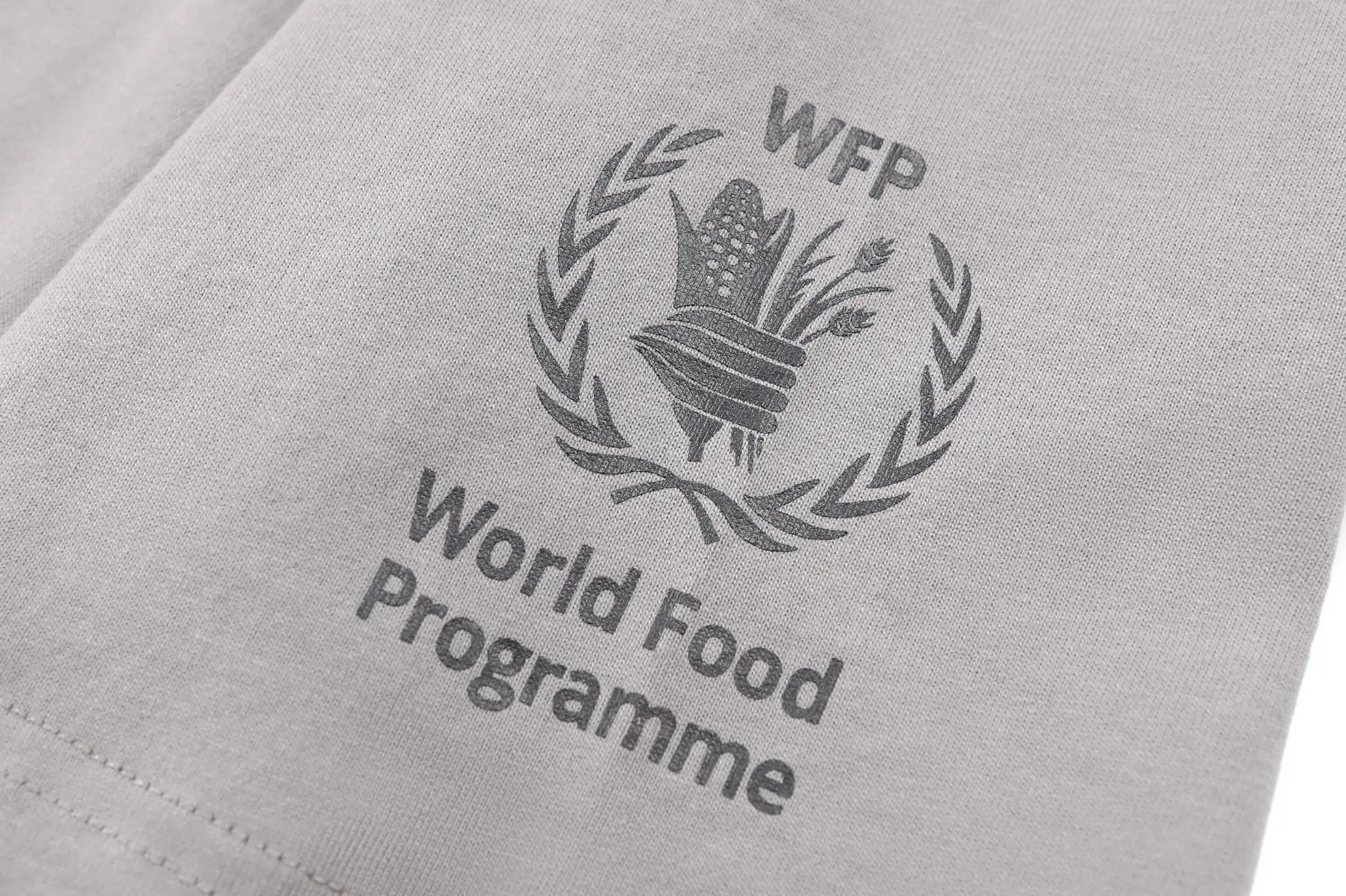WFP Logo Print Cotton T-Shirt D16021556 — view 9