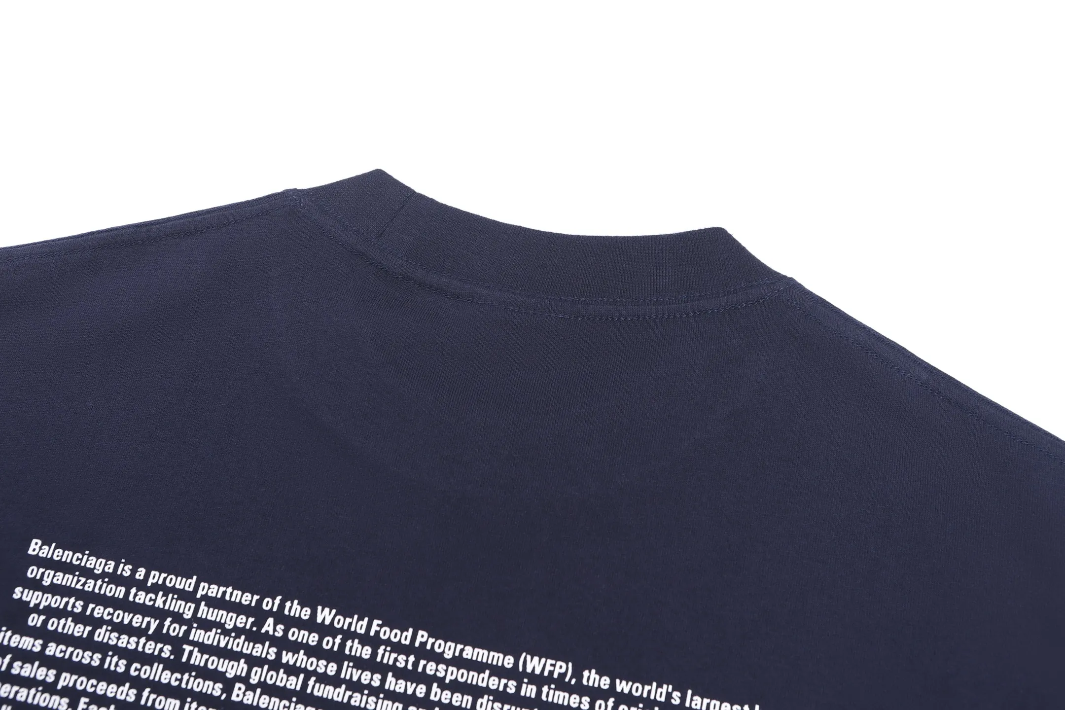 WFP Logo Print Cotton T-Shirt D16021555 — view 5