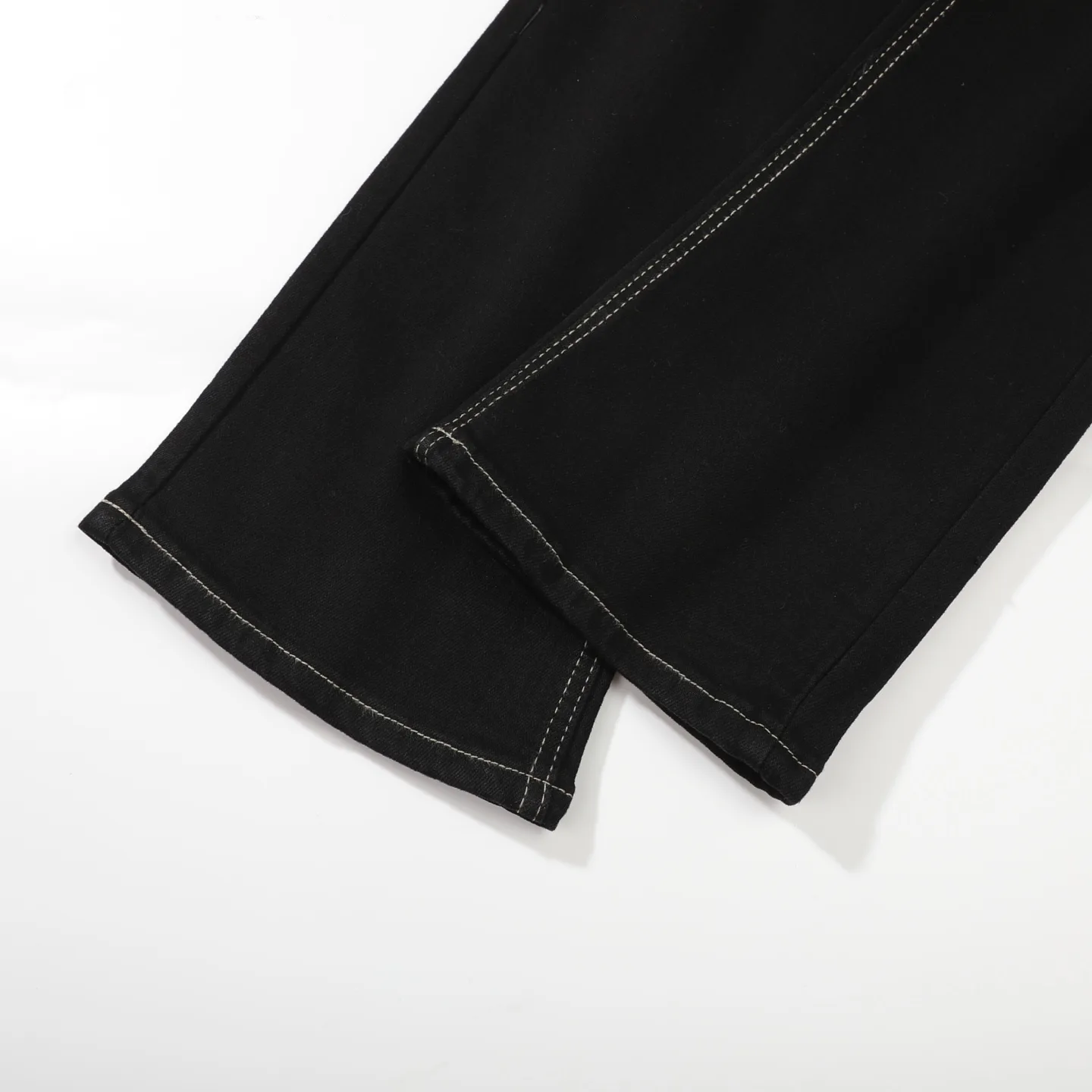 Contrast Stitch Flared Stretch Jeans D16021790 — view 4