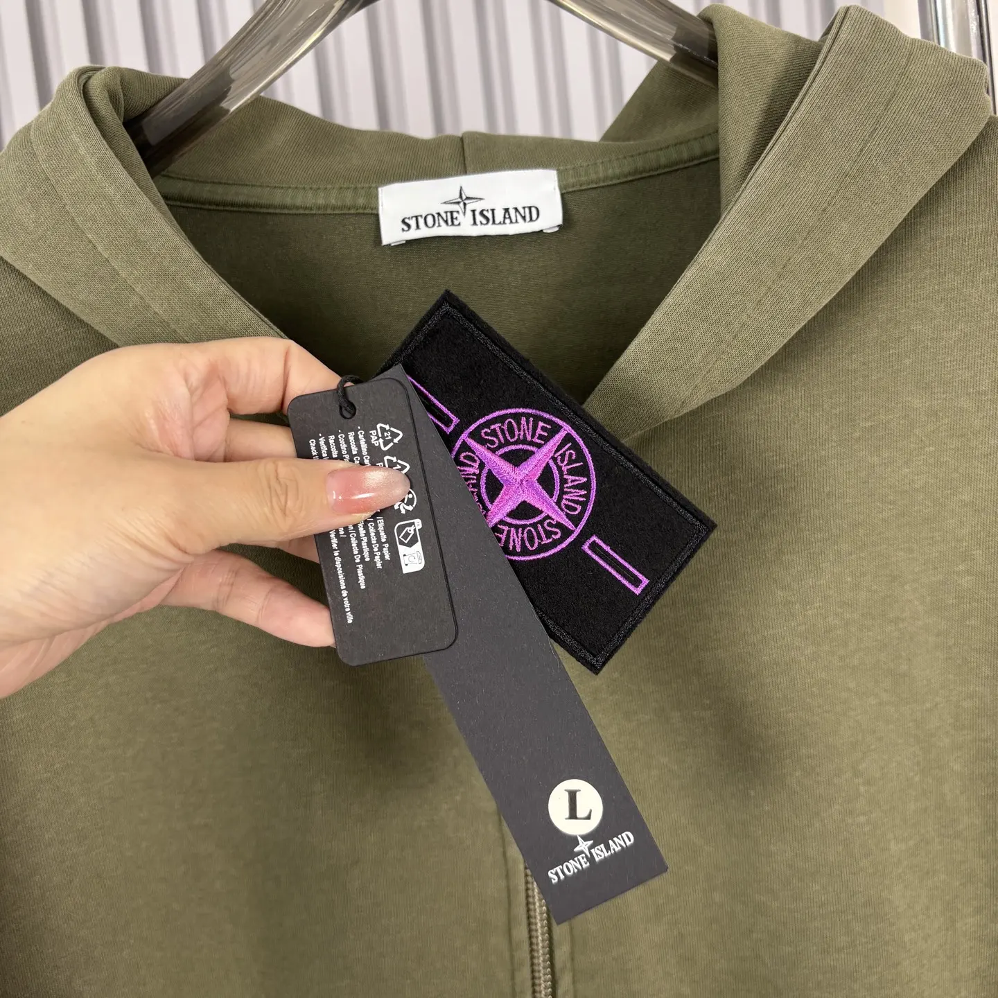 Garment-Dyed Zip-Up Hoodie D16021462 — view 5