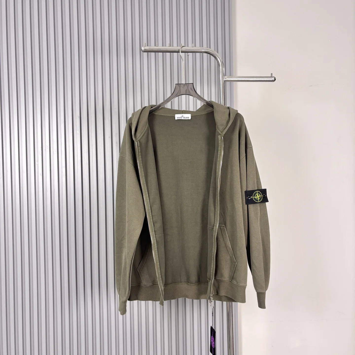 Garment-Dyed Zip-Up Hoodie D16021462 — view 7