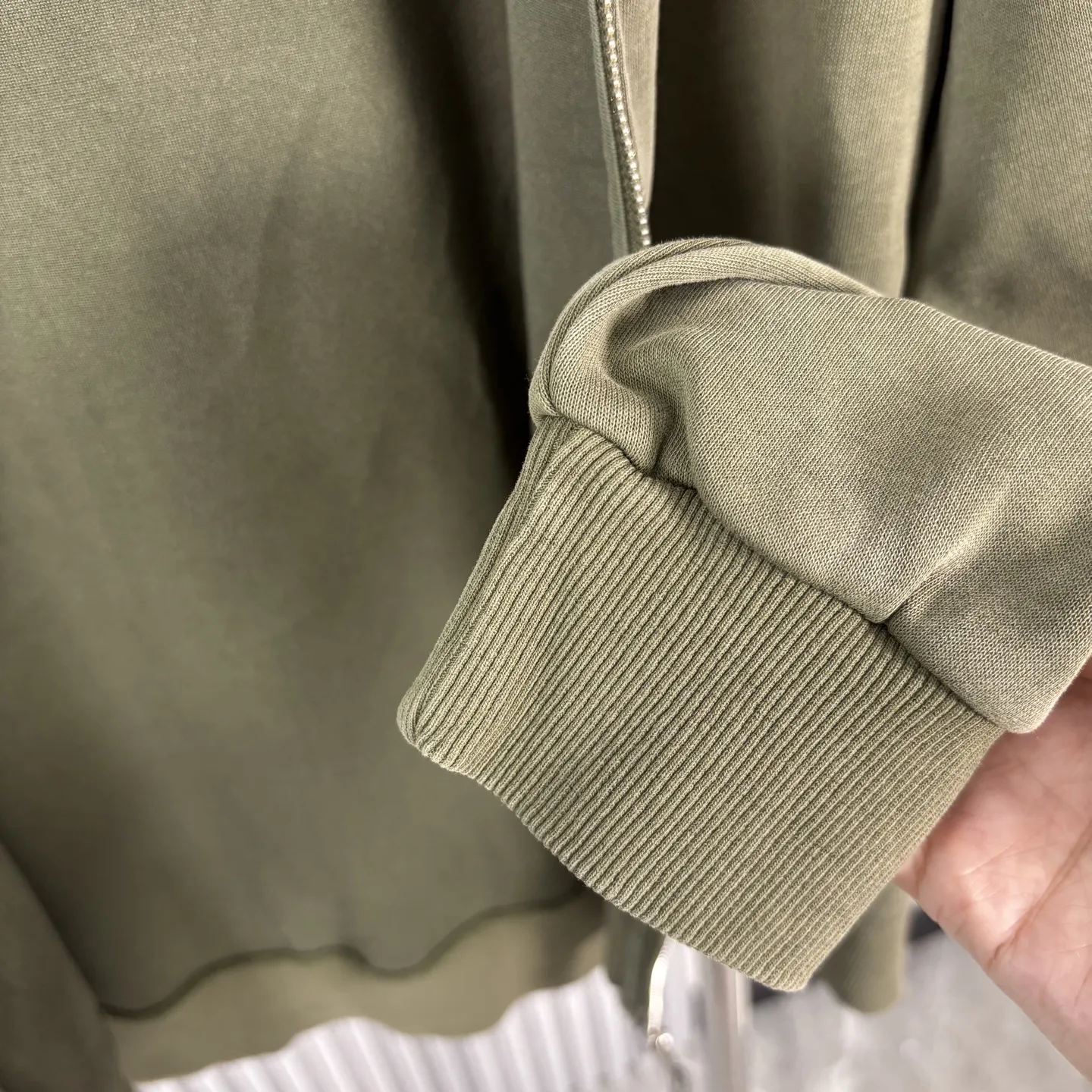 Garment-Dyed Zip-Up Hoodie D16021462 — view 8