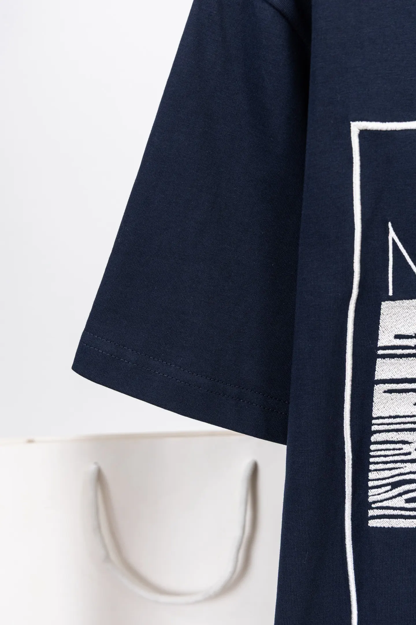 Moby Dick Embroidered Cotton T-Shirt D16019870 — view 5
