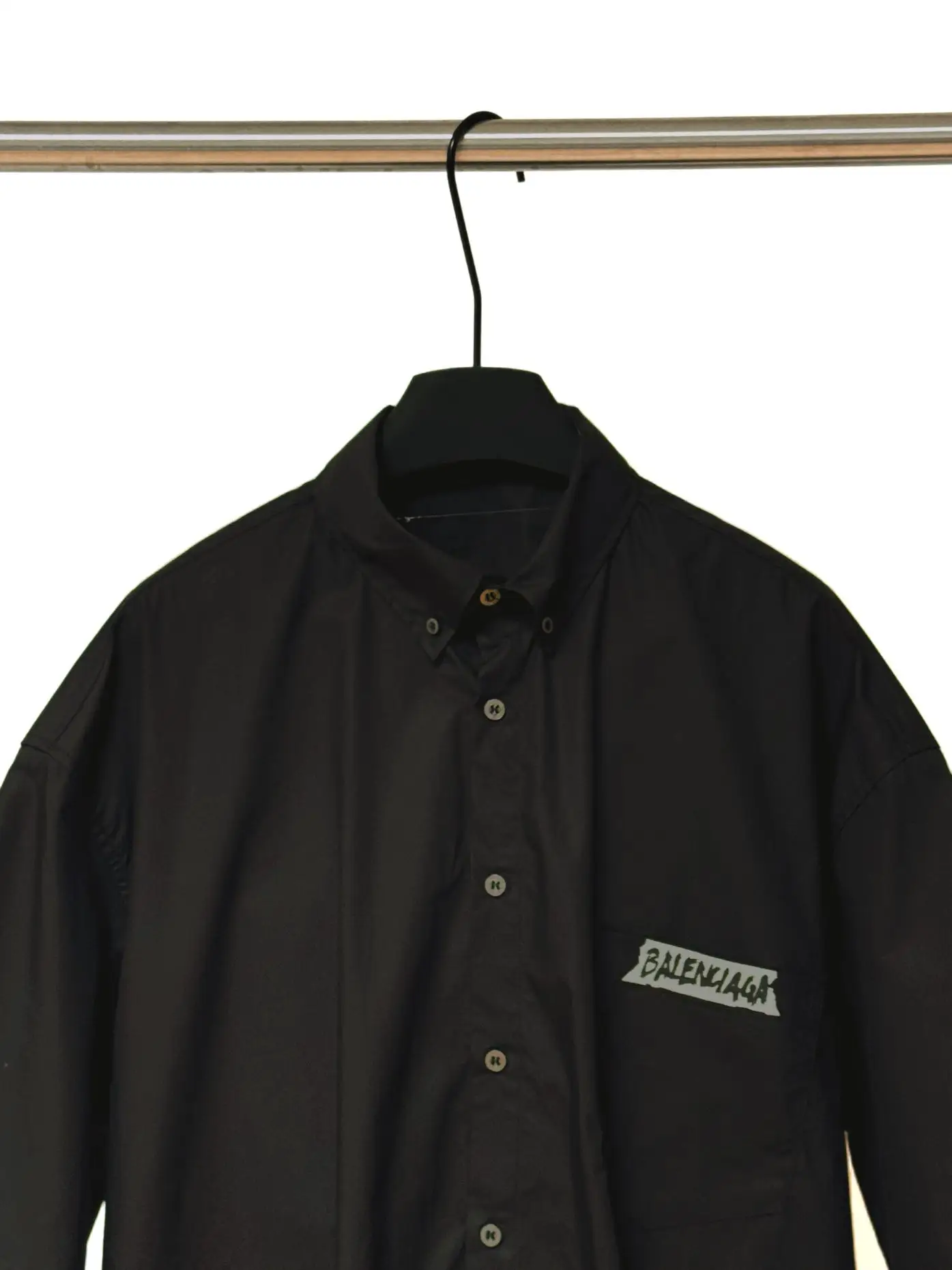 Tape Logo Oversized Short-Sleeve Shirt D16519832 — view 6