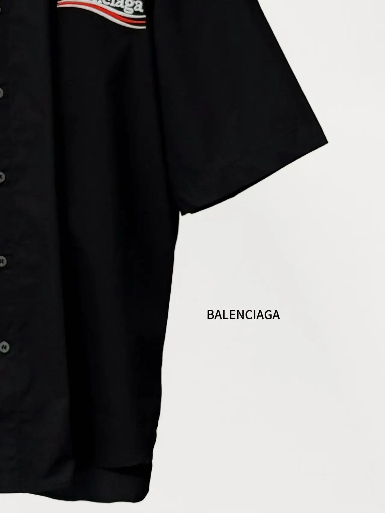 Political Campaign Logo Embroidered Short-Sleeve Shirt D16519827 — view 8